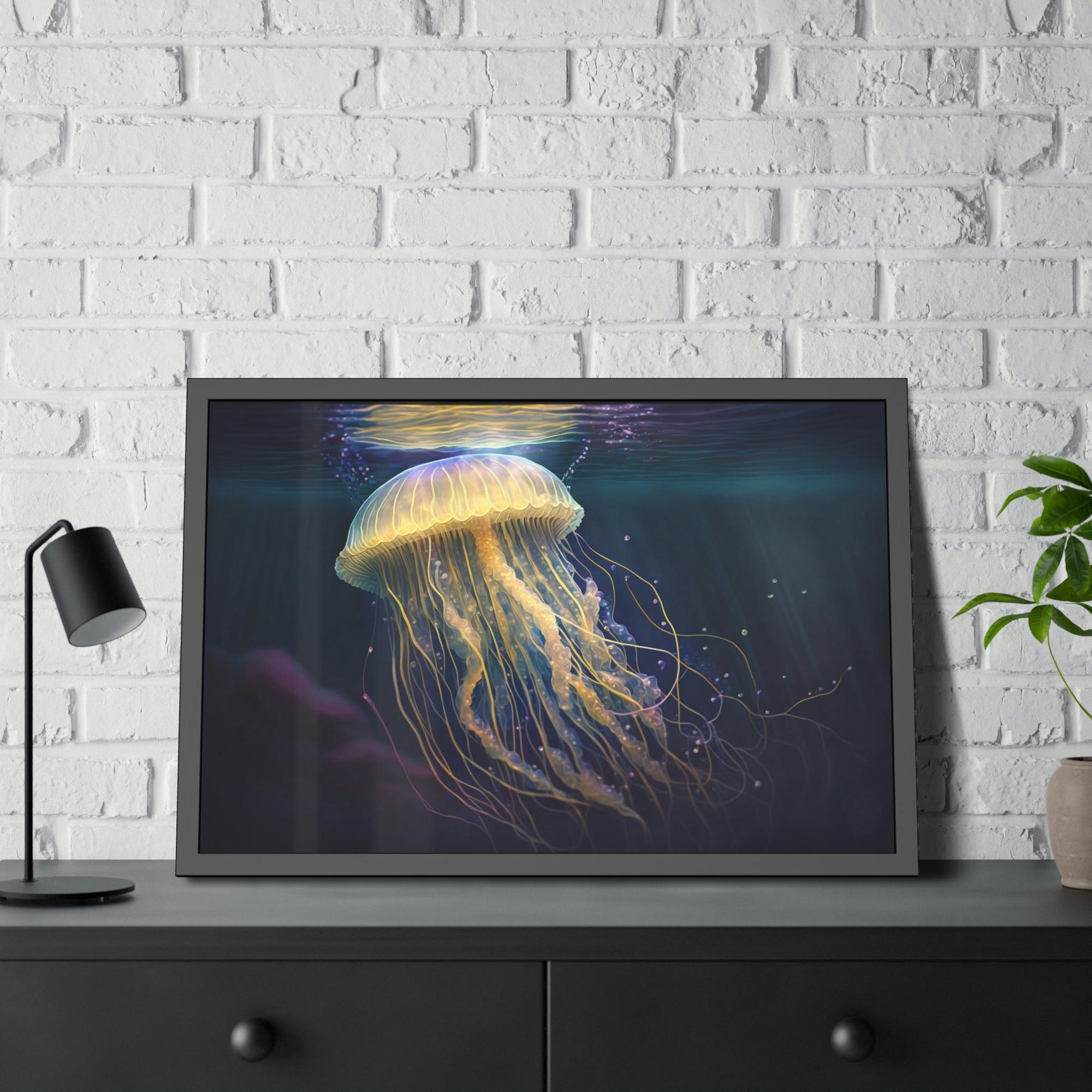 Jellyfishs Jellyfish Wonder: Captivating Canvas Wall Art Prints for Ocean Lovers