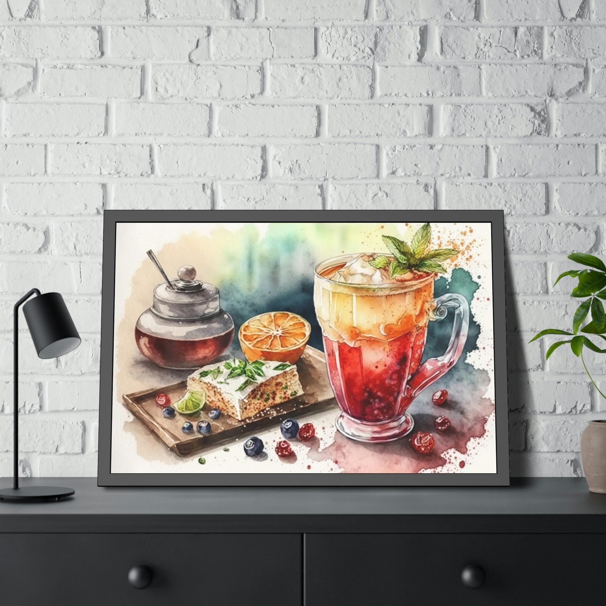 Food & Drink Food & Drink: Vibrant Framed Posters to Liven Up Your Space