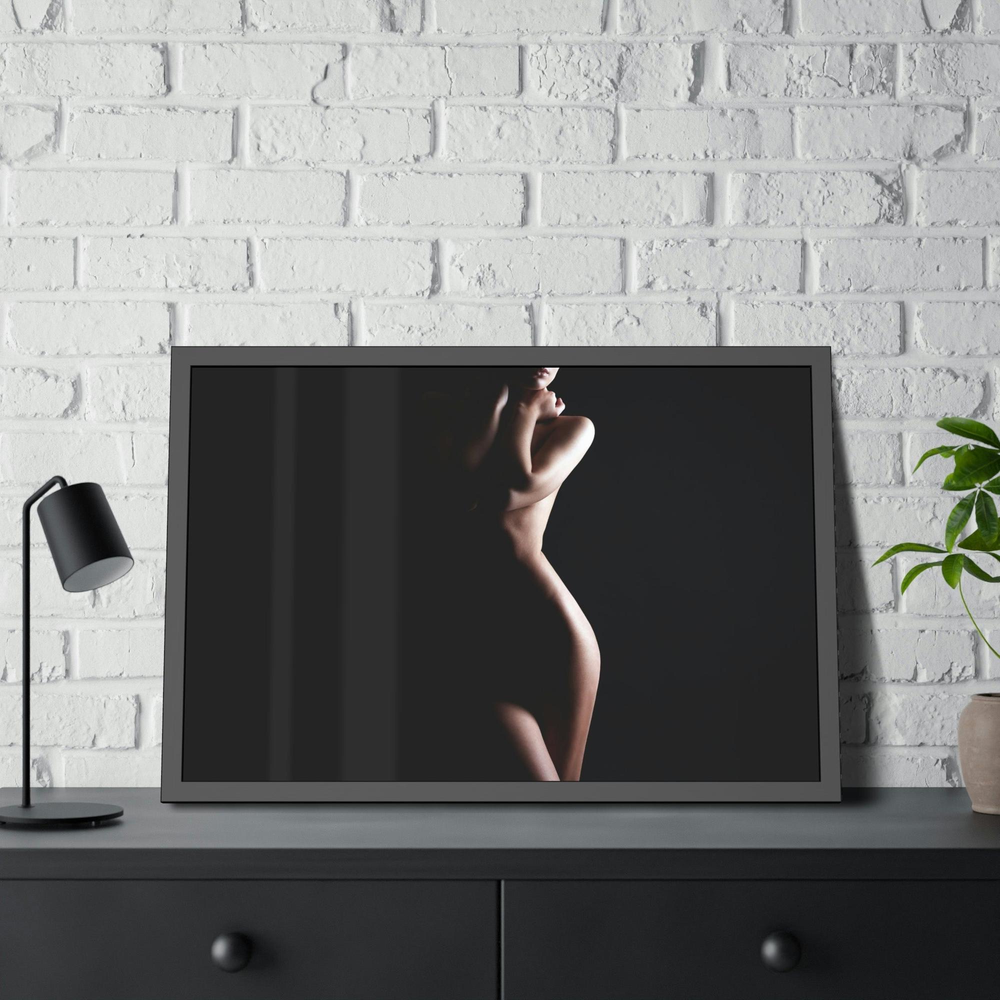 Erotic Intimate Elegance: Erotic Framed Canvas & Poster Prints