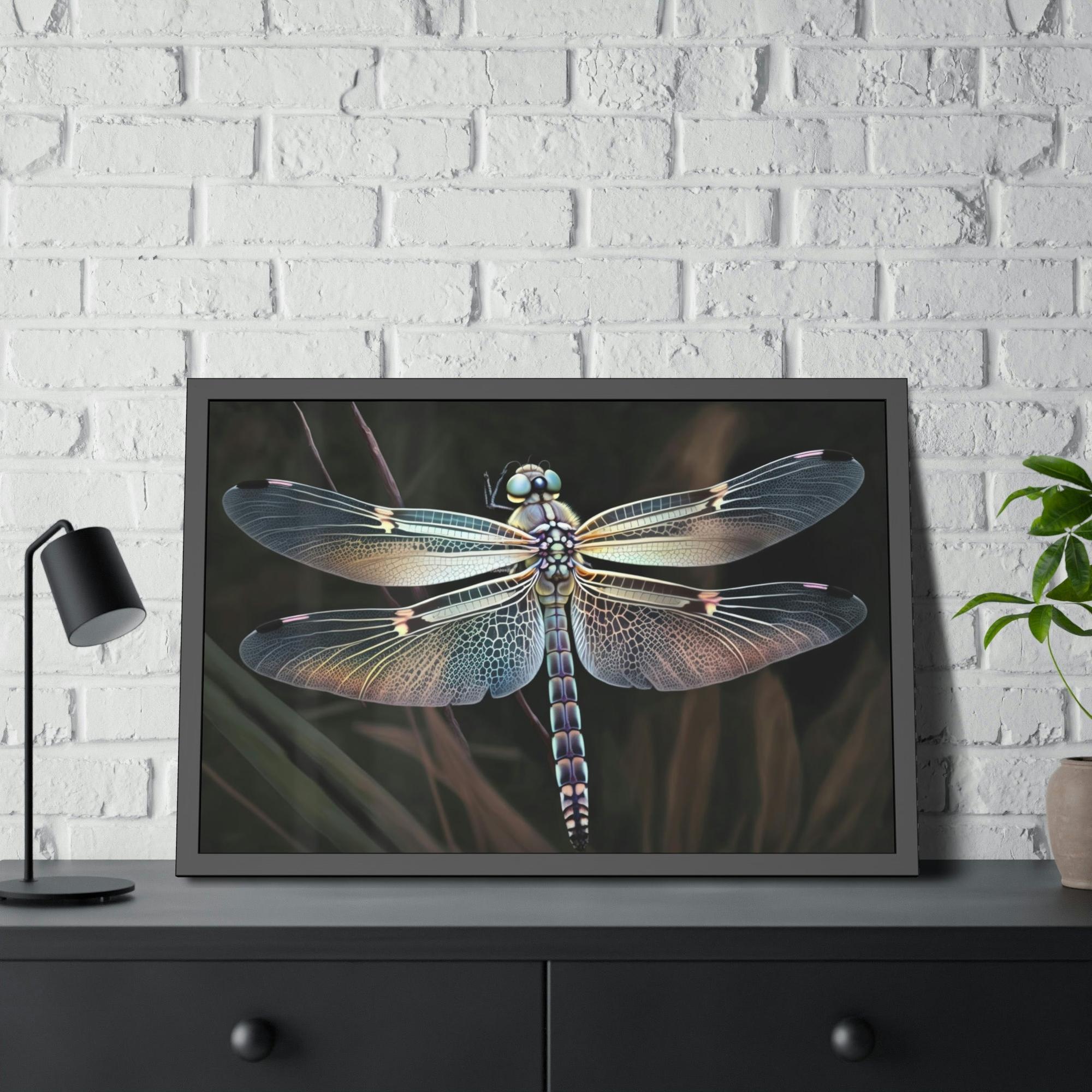 Dragonfly Dragonfly Delight: A Natural Canvas Print of Beautiful Insects