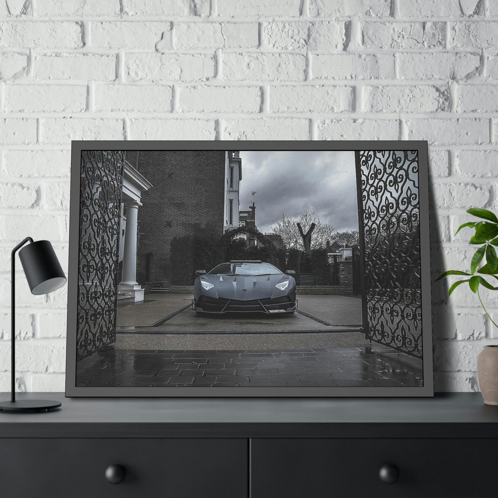 Lamborghini Speed Demon on Canvas & Poster: Captivating Artwork of Lamborghini