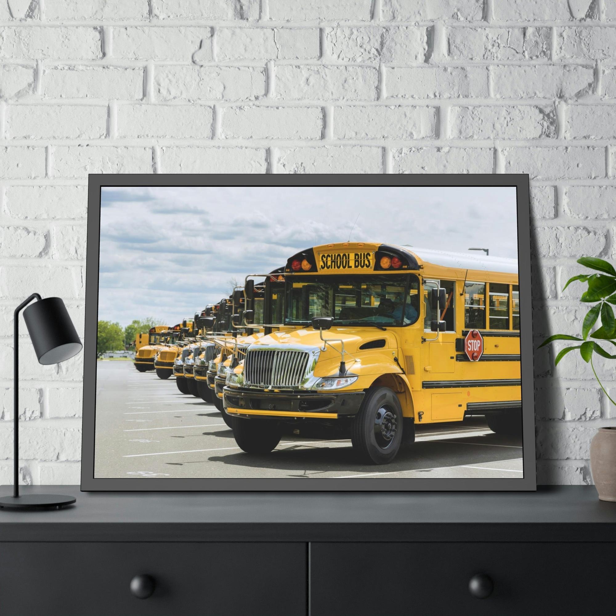 Bus The Artful Commute: Expressing the Bus's Soul on Canvas & Poster