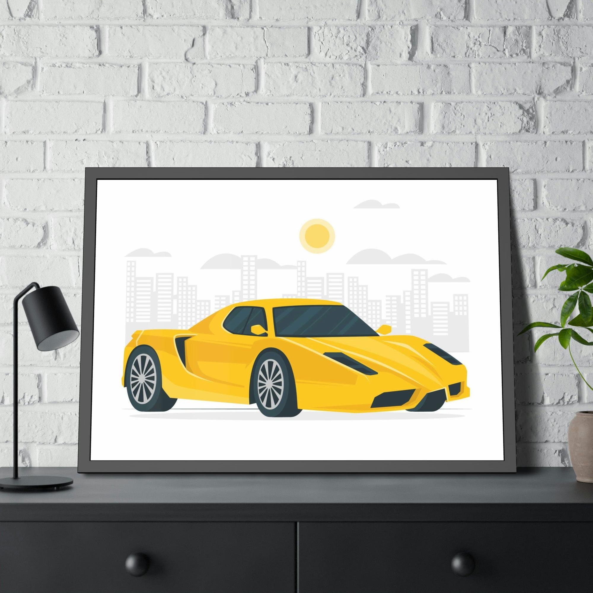 Lamborghini Graceful Power: Lamborghini Framed Poster & Canvas and Wall Art Decor