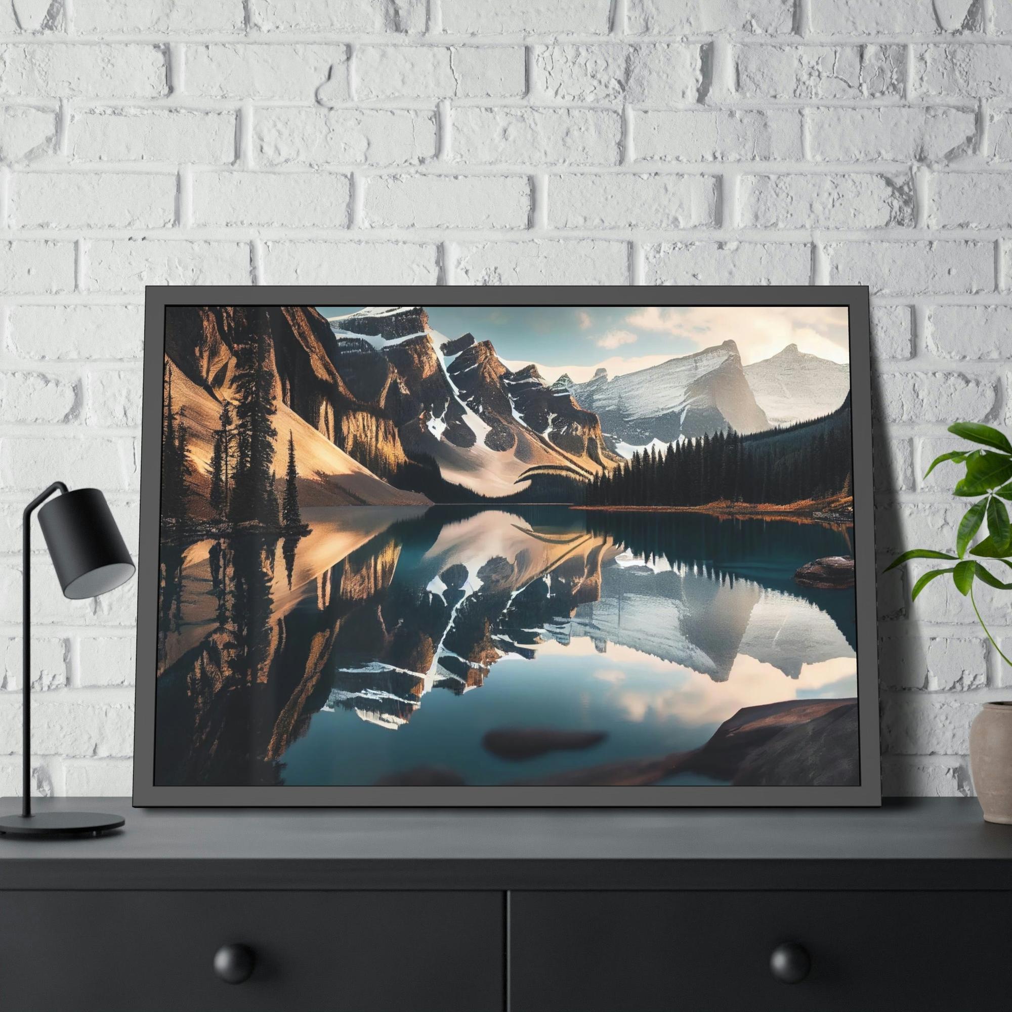 Lakes And Rivers Lakes and Riverscape: Wall Art of a Stunning Scenery on Natural Canvas
