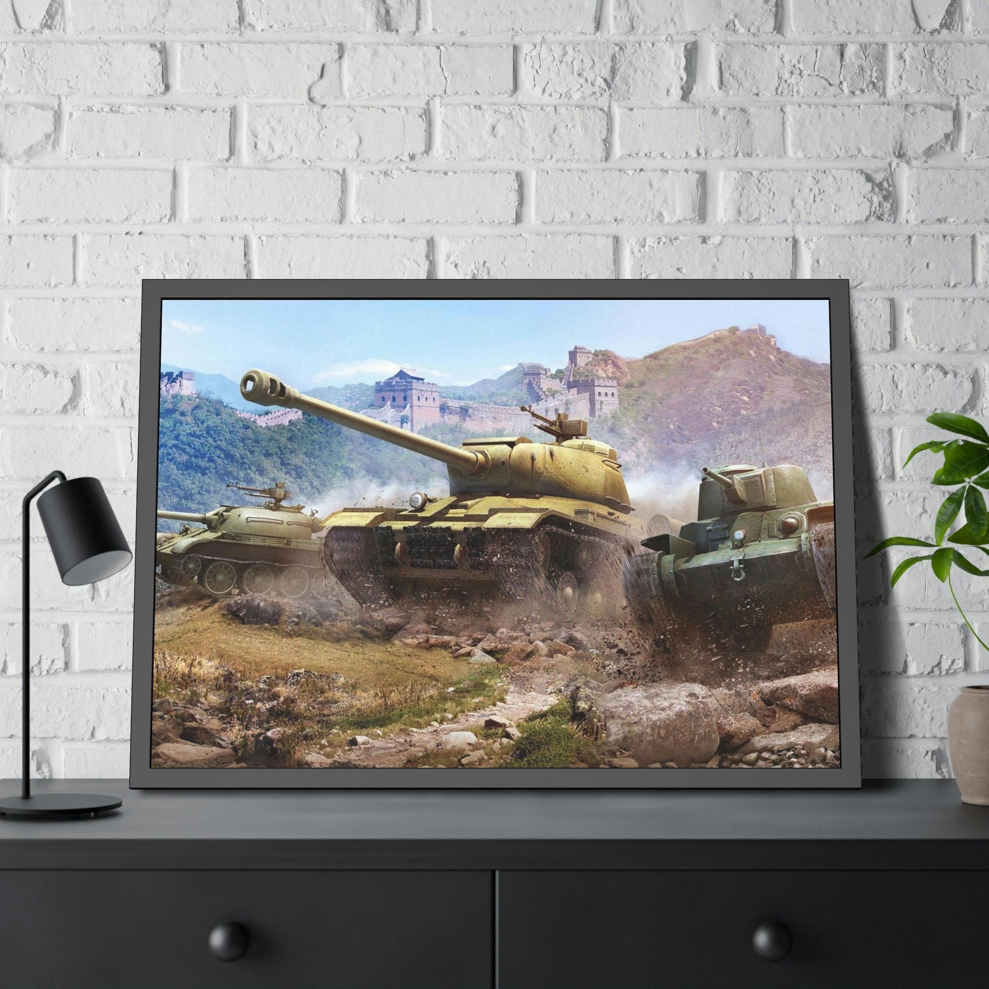 World Of Tanks Battlefield Reflections: Evocative World of Tanks Cavnas & Poster Wall Art