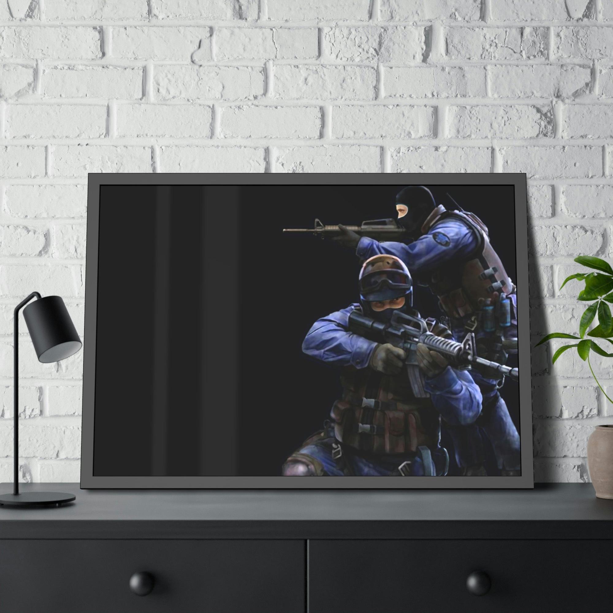 Counter Strike Legendary Battles: Iconic Counter Strike Poster & Canvas Wall Art