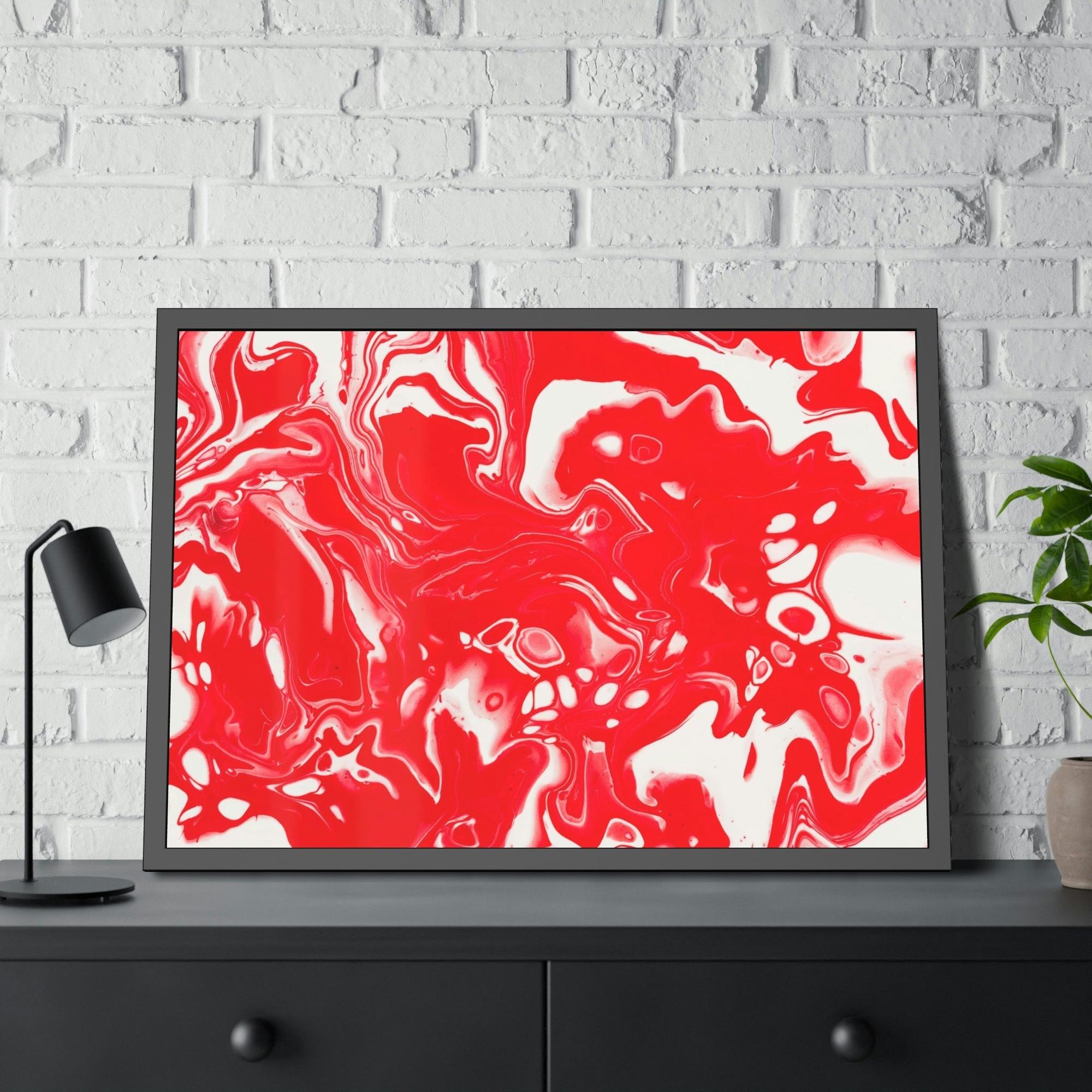 Red Abstract Art Capturing Emotion in Art: Red Abstract Prints and Canvas Wall Art