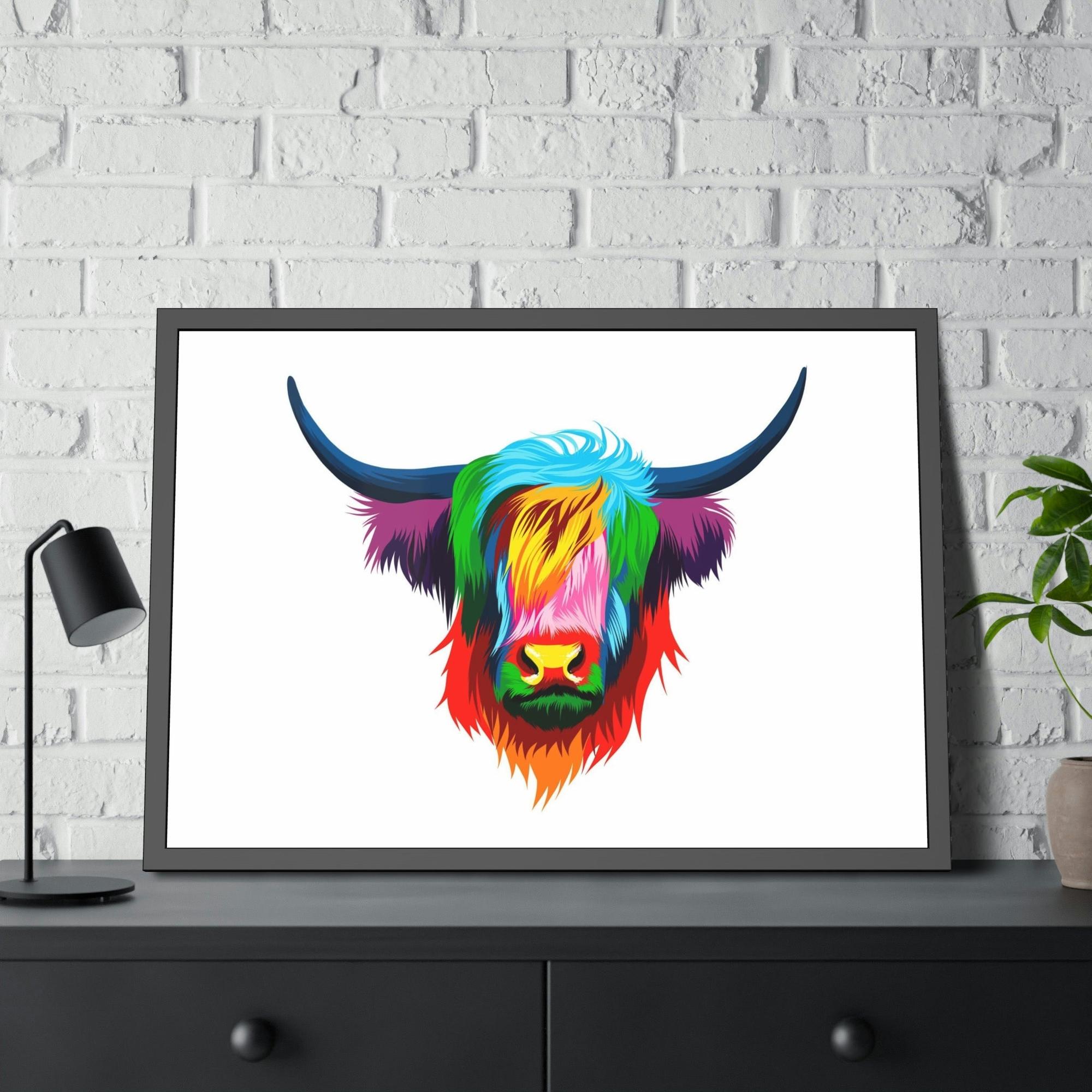 Cows Printed Delight: Cow Art for a Stunning Wall Art Centerpiece