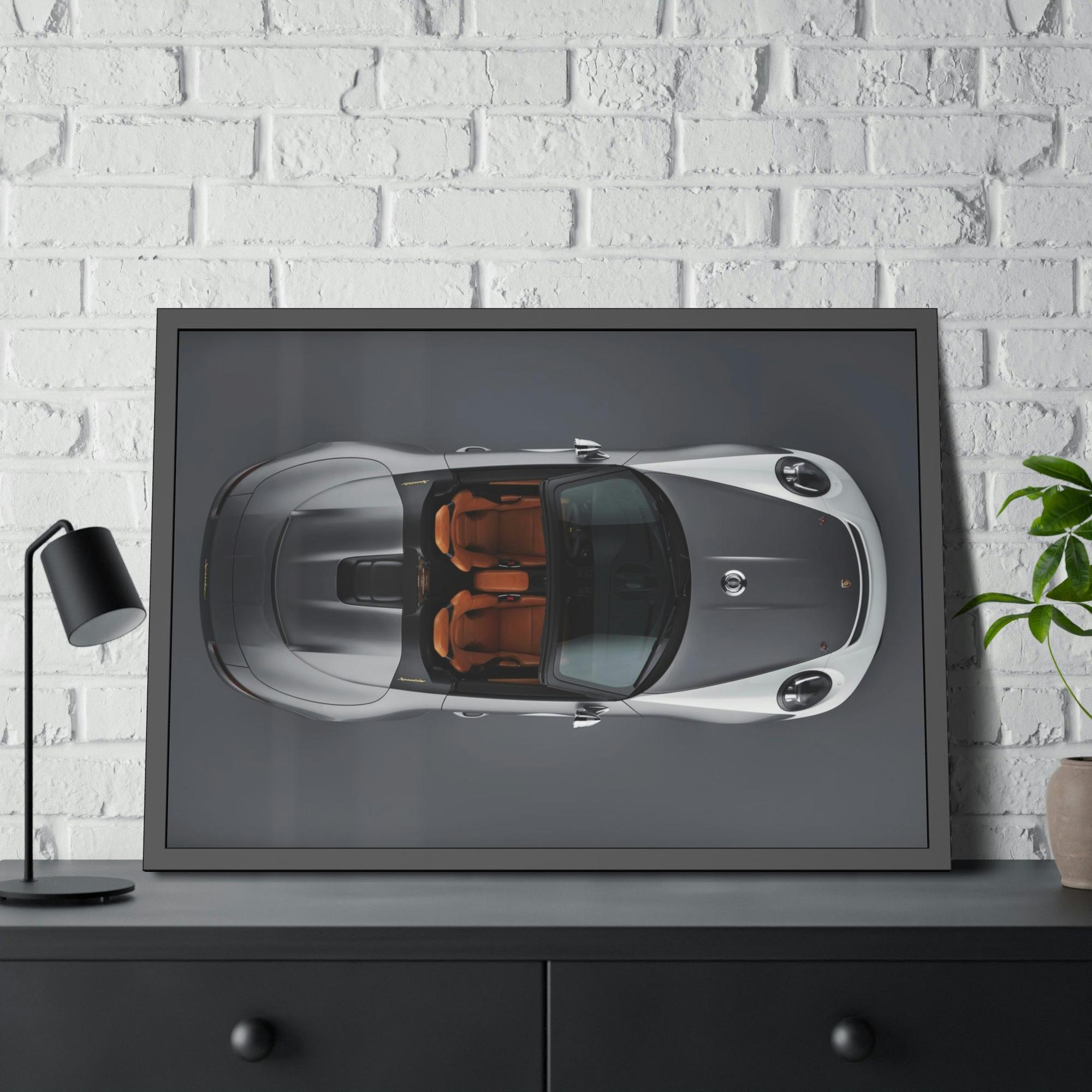 Porsche The Perfect Porsche: High-Quality Print on Canvas of the Iconic Sports Car for Your Home Decor