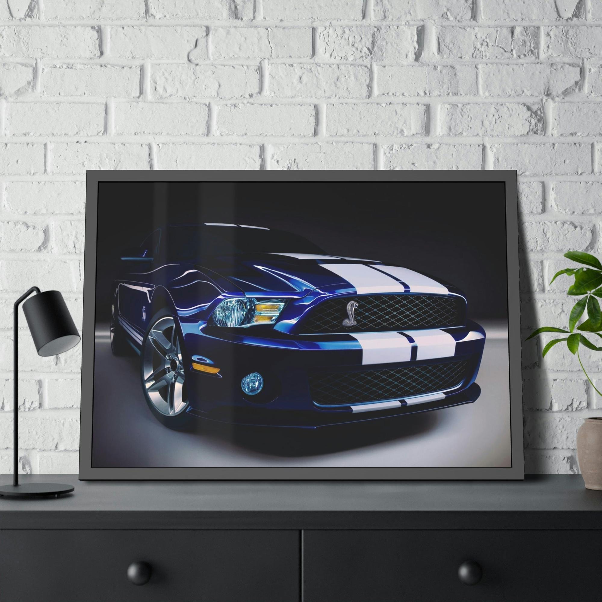 Mustang Mustang: Natural Canvas Wall Art and Framed Canvas & Poster Print