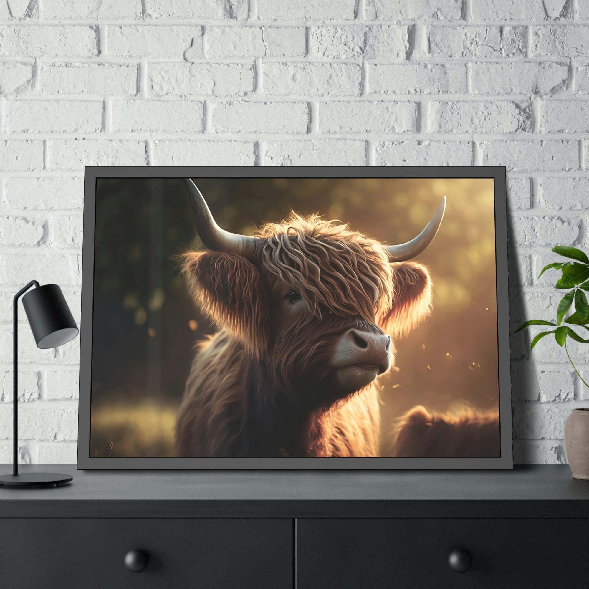 Cows Farmhouse Chic: Cow on Canvas for a Stylish and Elegant Wall Art Accent