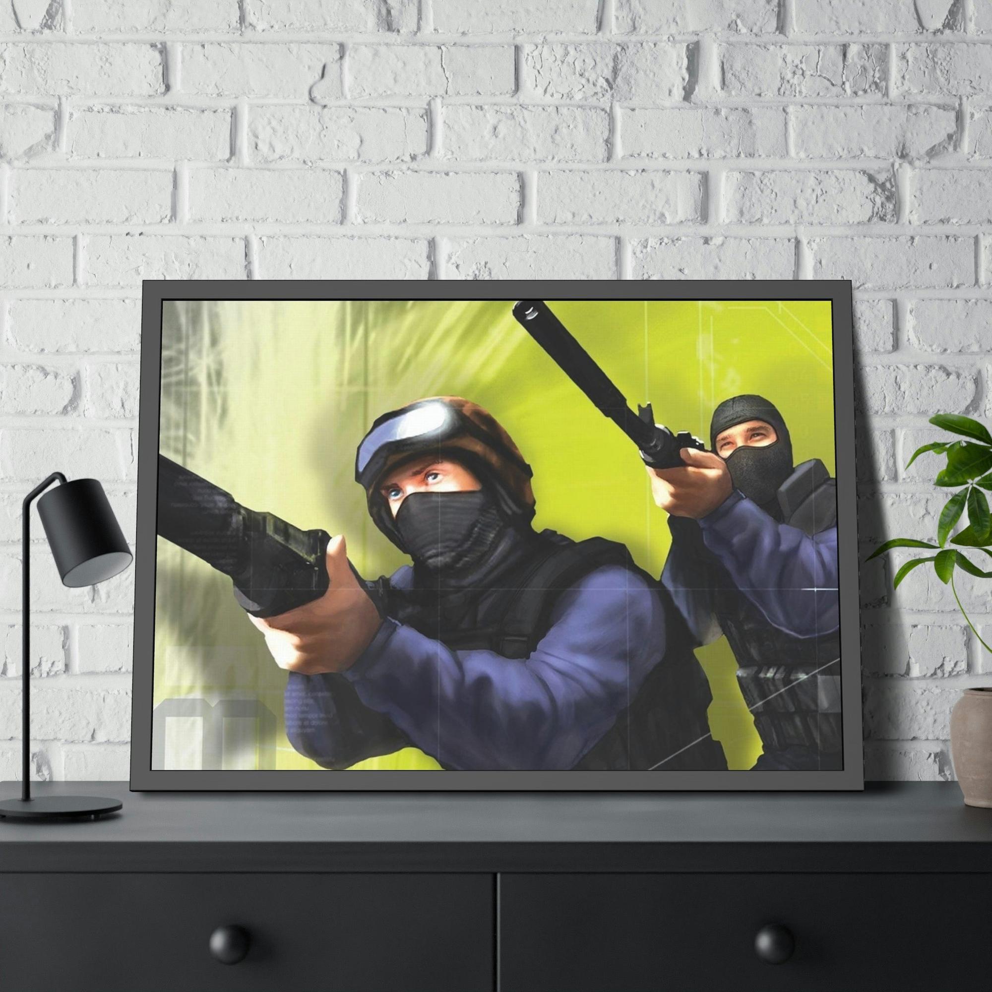 Counter Strike Virtual Heroes: Captivating Counter Strike Print on Canvas & Poster