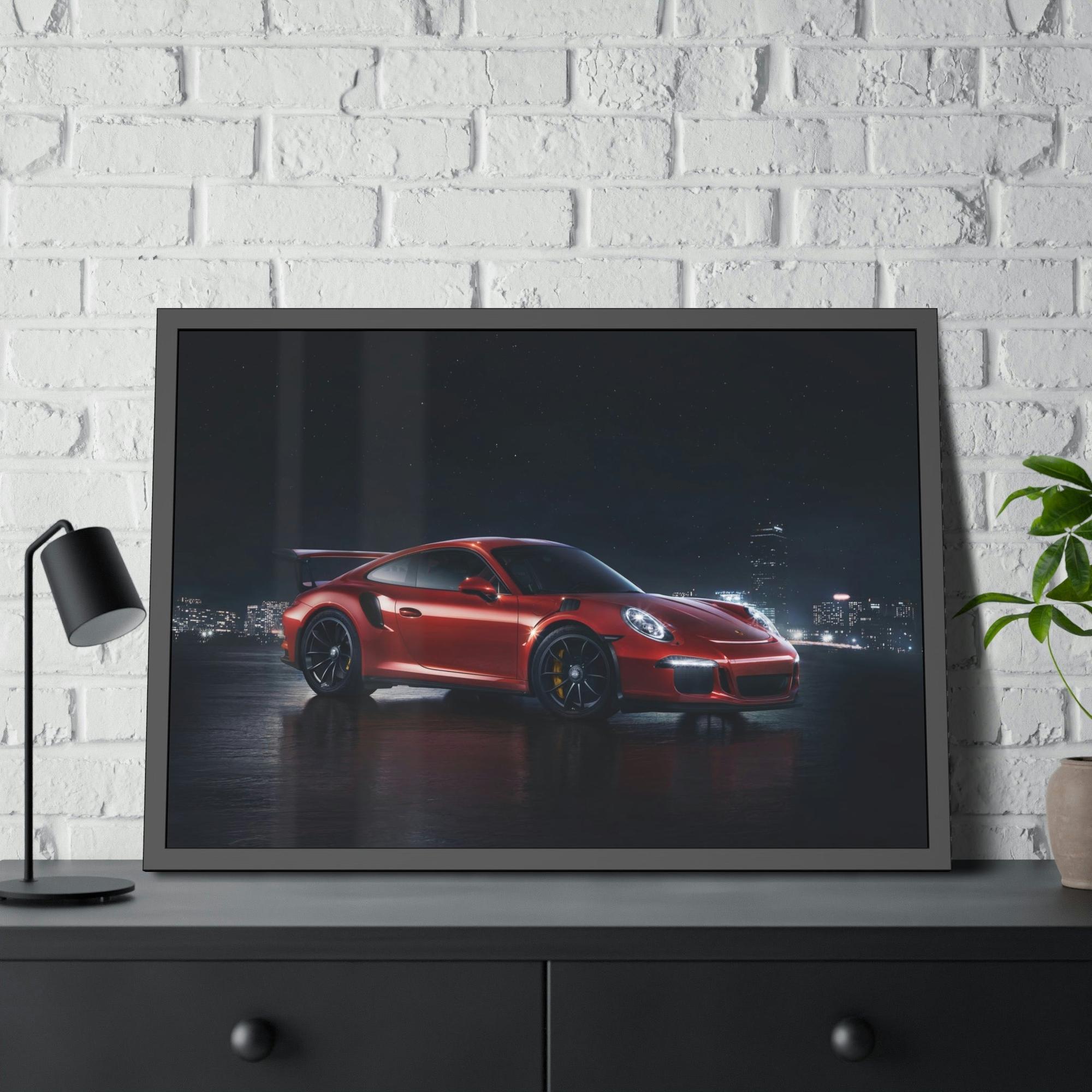 Porsche Racing Dreams: Poster & Canvas Print of a Porsche on the Track