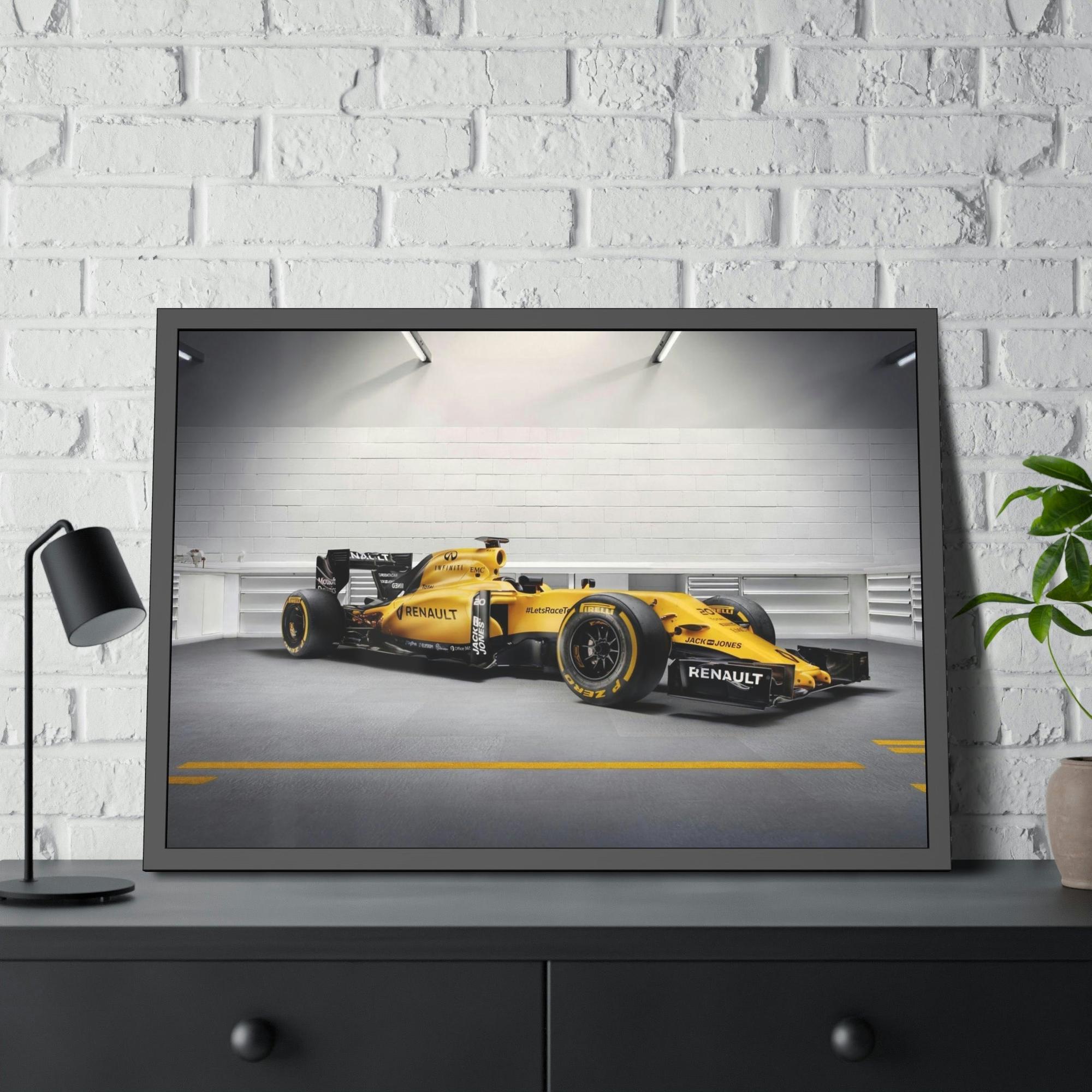 F1 Racing Dreams Unleashed: F1 Framed Canvas and Poster Art for Car Lovers