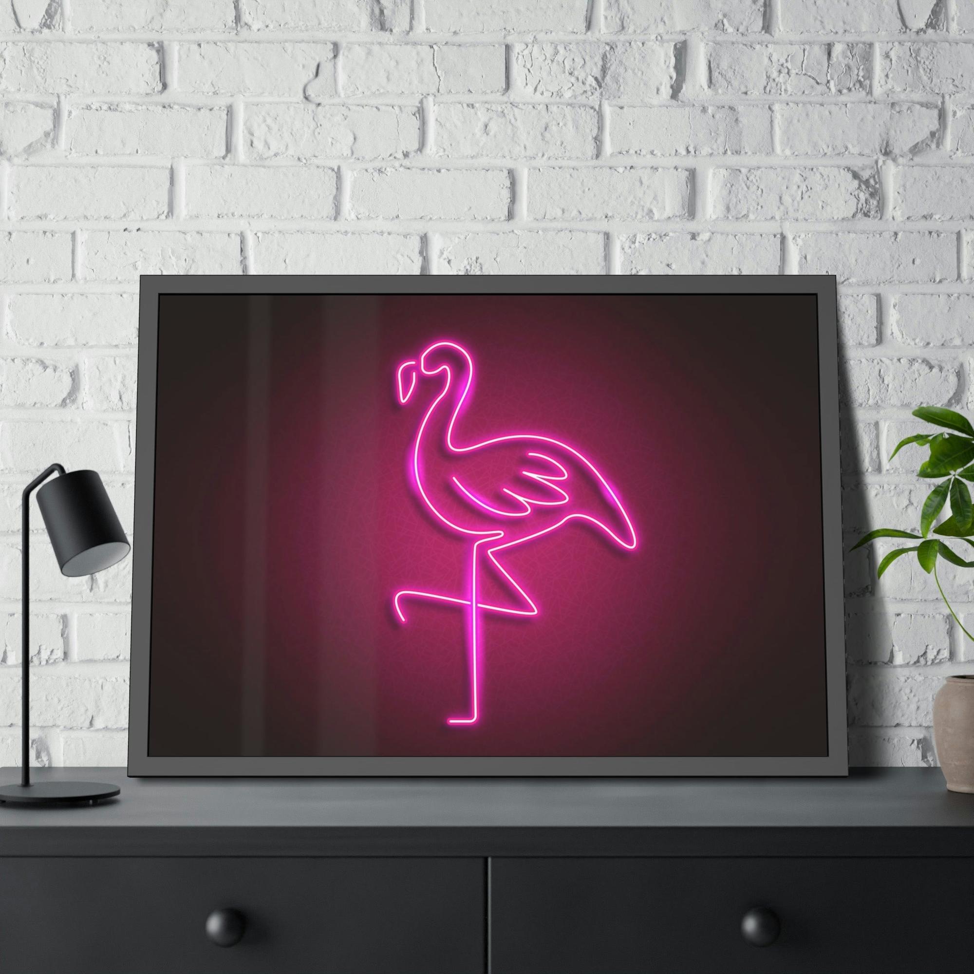 Neon Luminous Nightscape: Neon-inspired Canvas Prints for Stunning Wall Art Decor