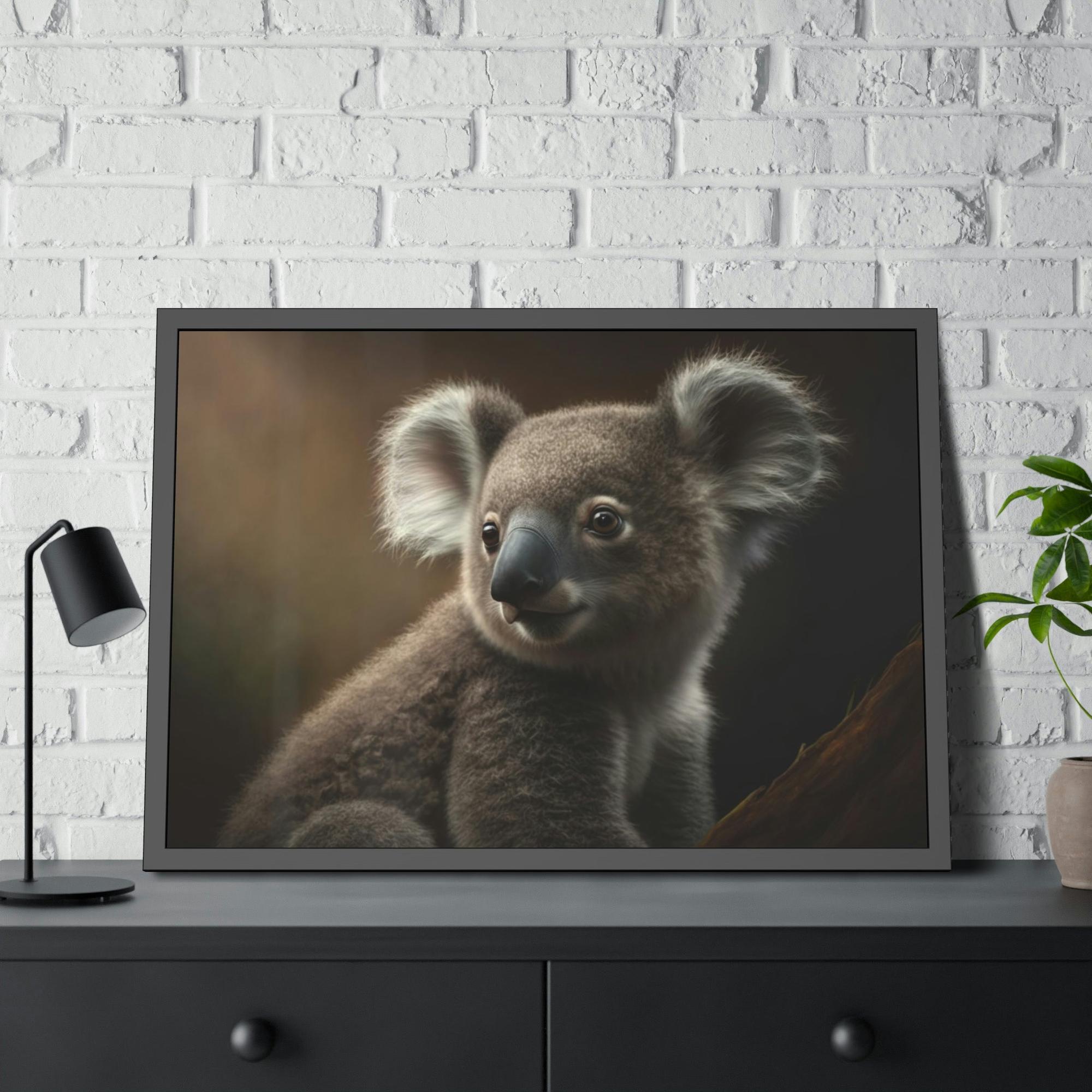 Koalas A Koala's Dream: A Whimsical Painting on Canvas