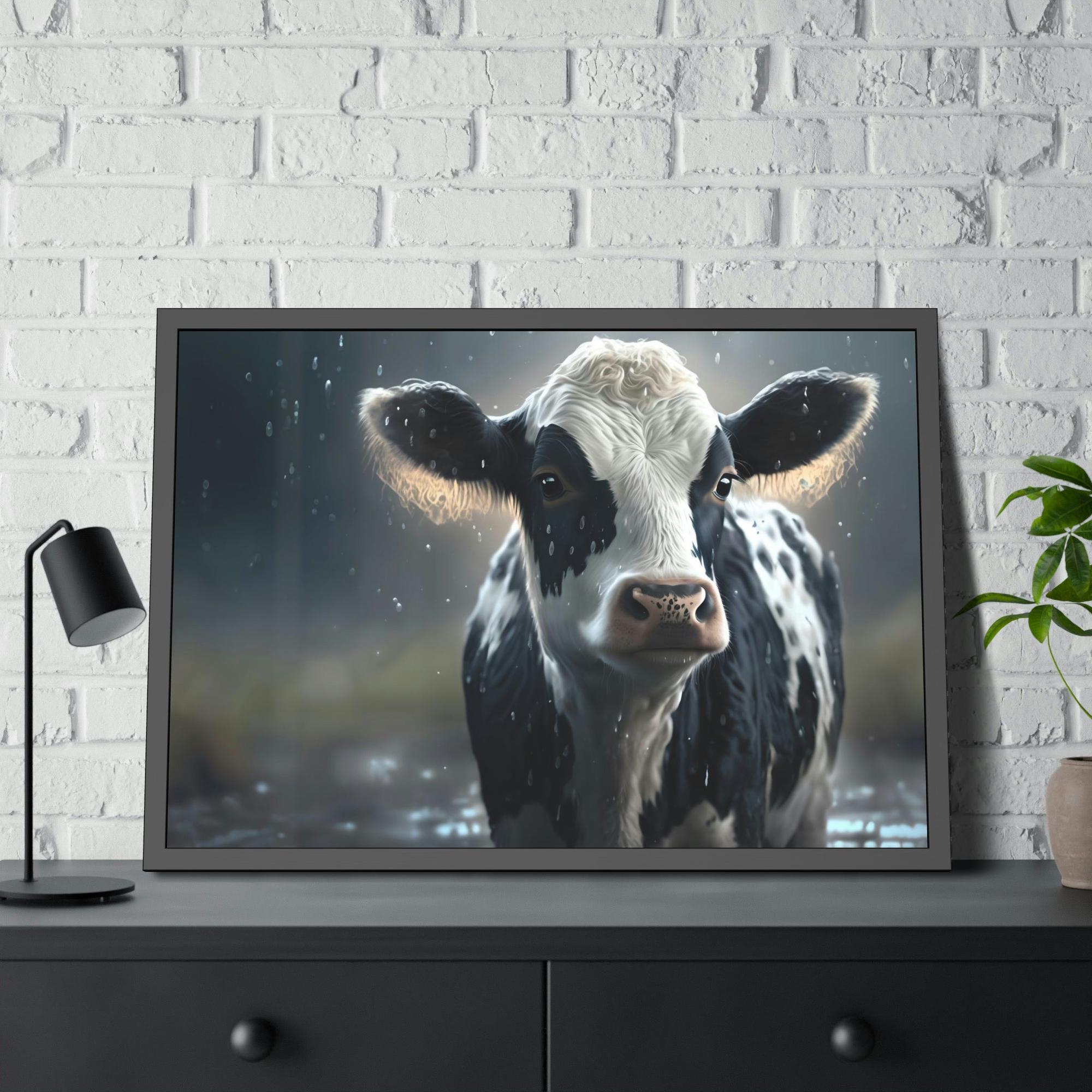 Cows Nature's Beauty: High-quality Cow Canvas Print for a Serene Wall Art Statement