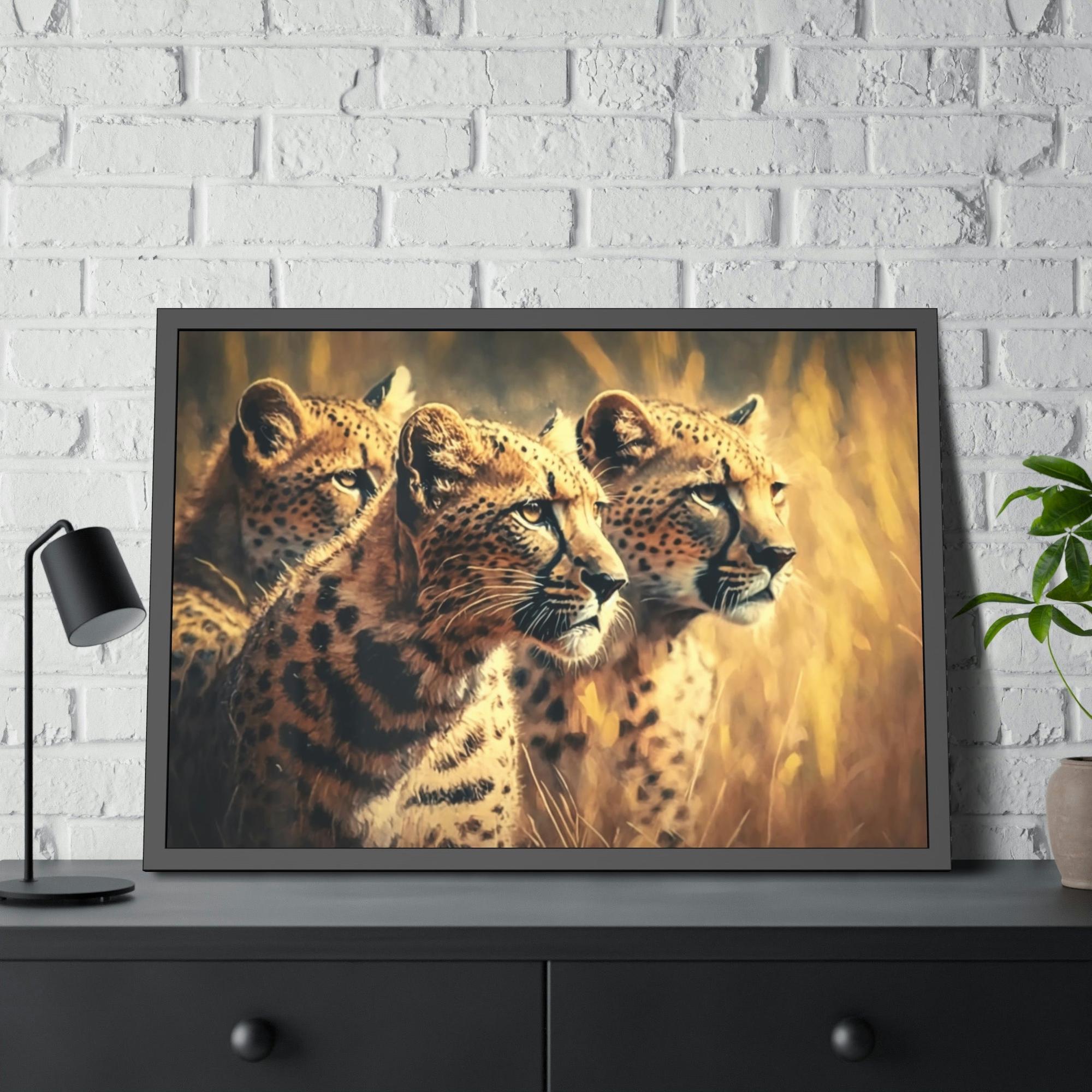 Cheetahs Safari Dreams: Majestic Cheetahs on Natural Canvas