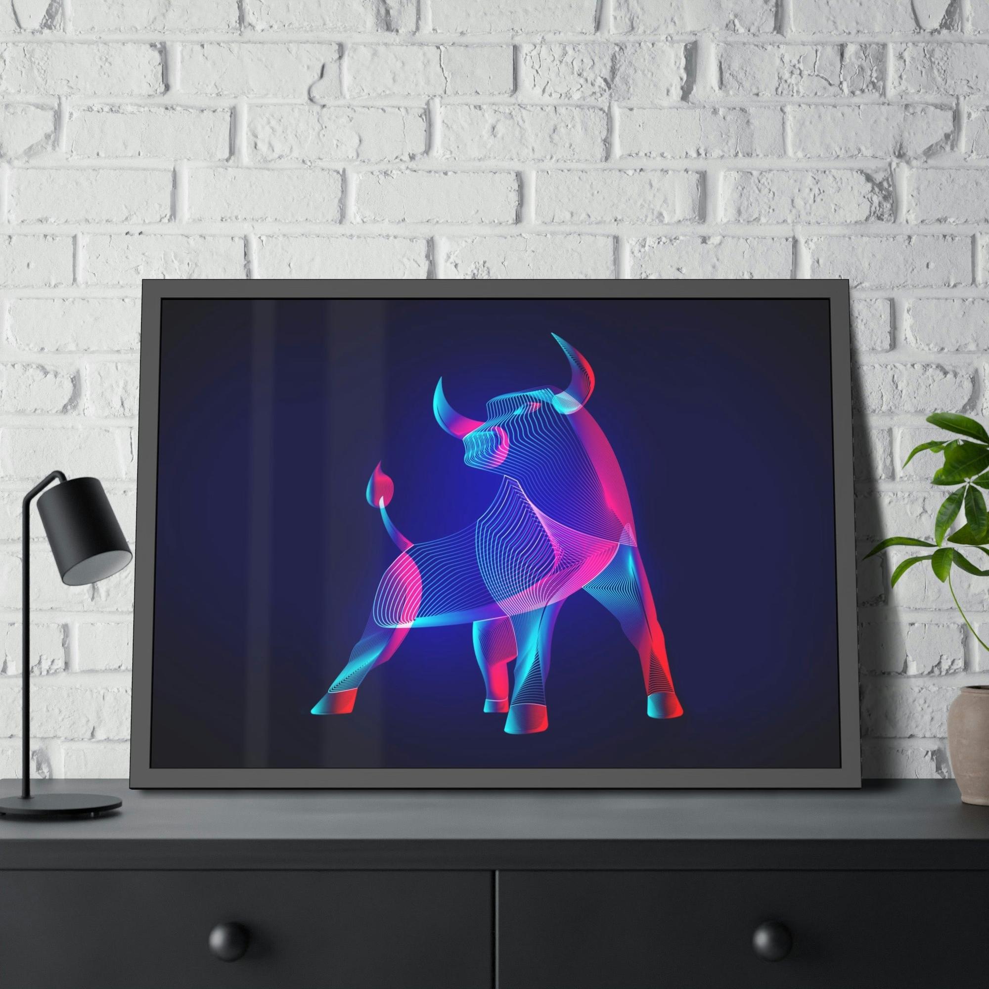 Neon Enchanted Expressions: Premium Canvas Prints for Exquisite Neon-themed Wall Decor