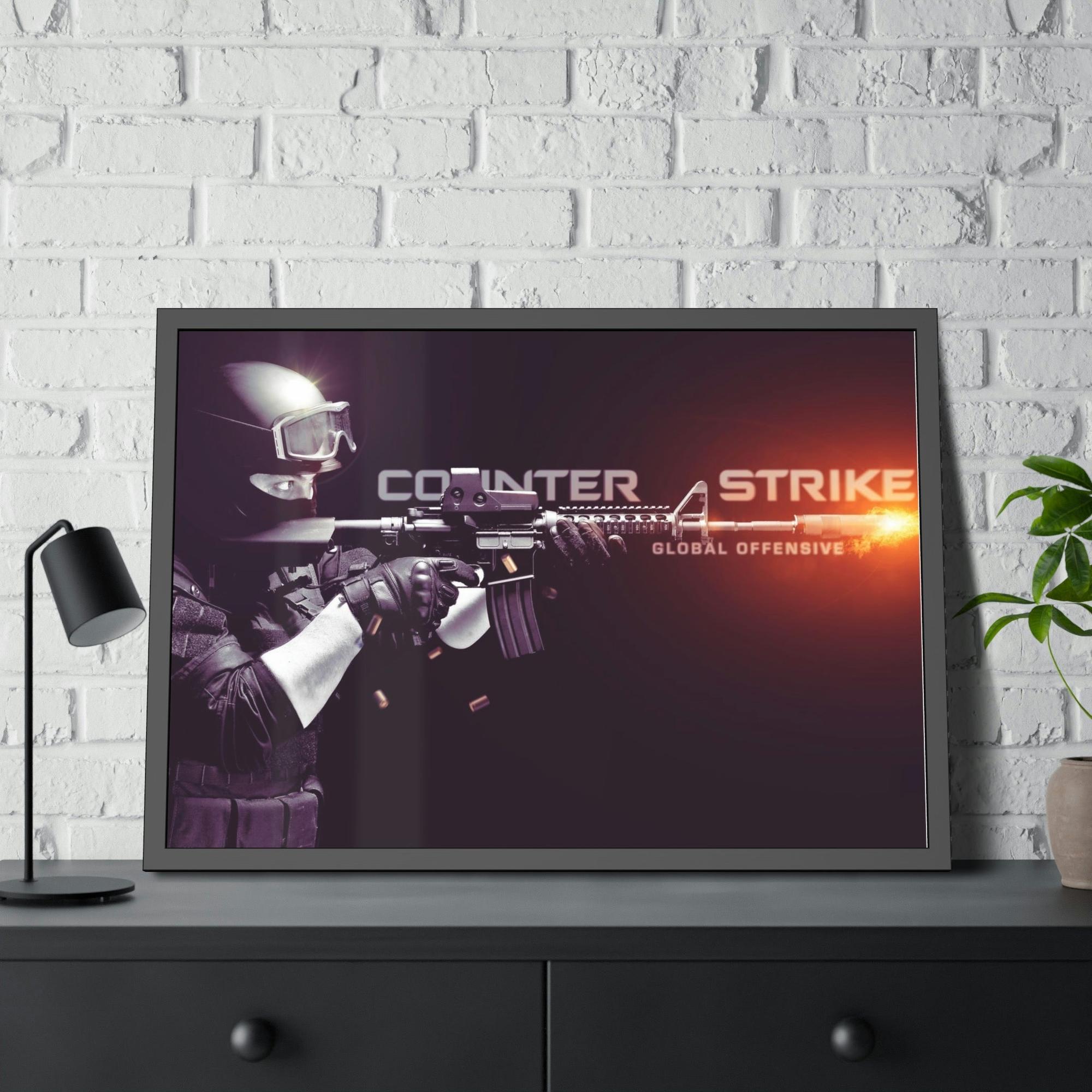 Counter Strike Engage and Conquer: Dynamic Counter Strike Wall Art on Canvas & Poster