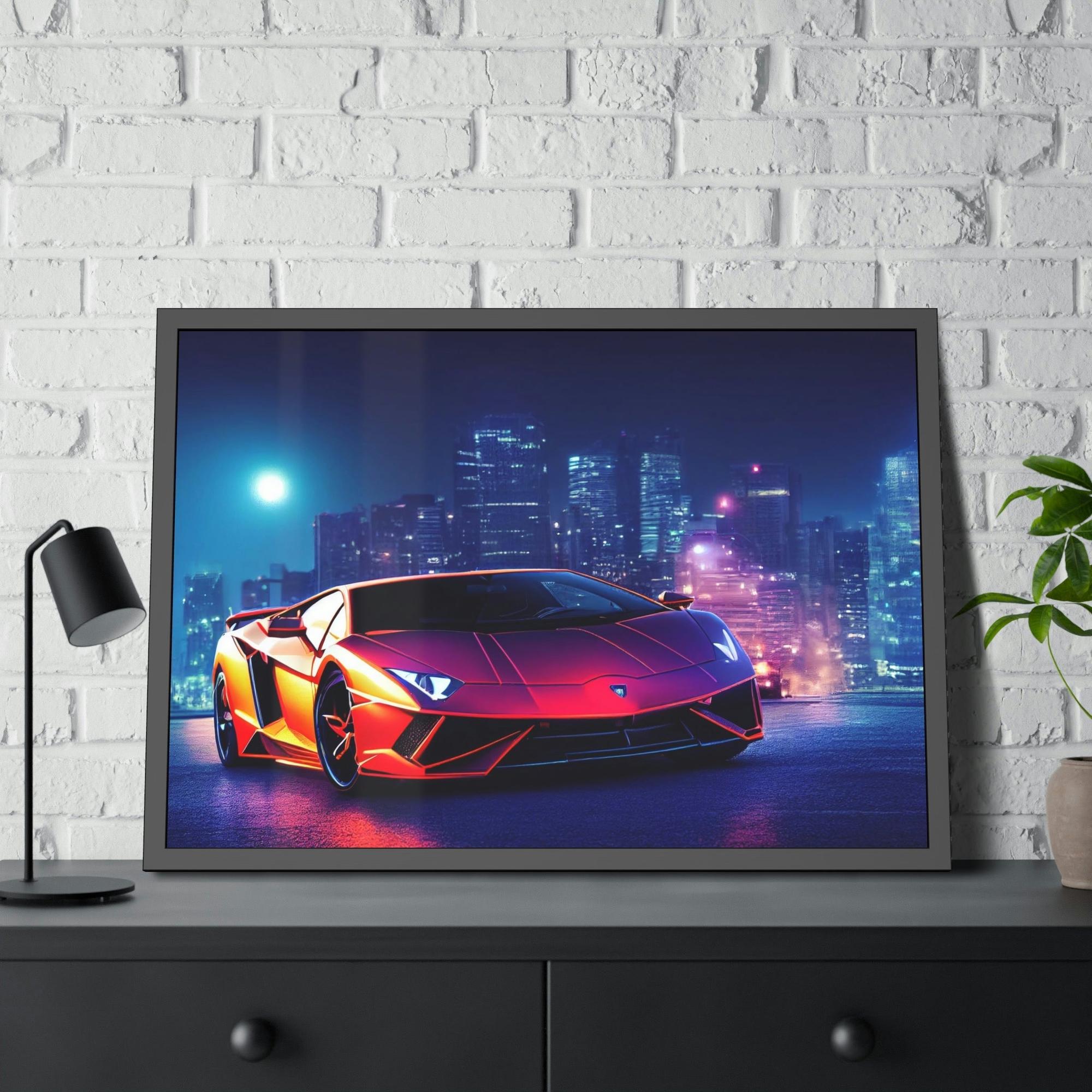 Lamborghini Racing Dreams: Lamborghini Art on Canvas & Poster