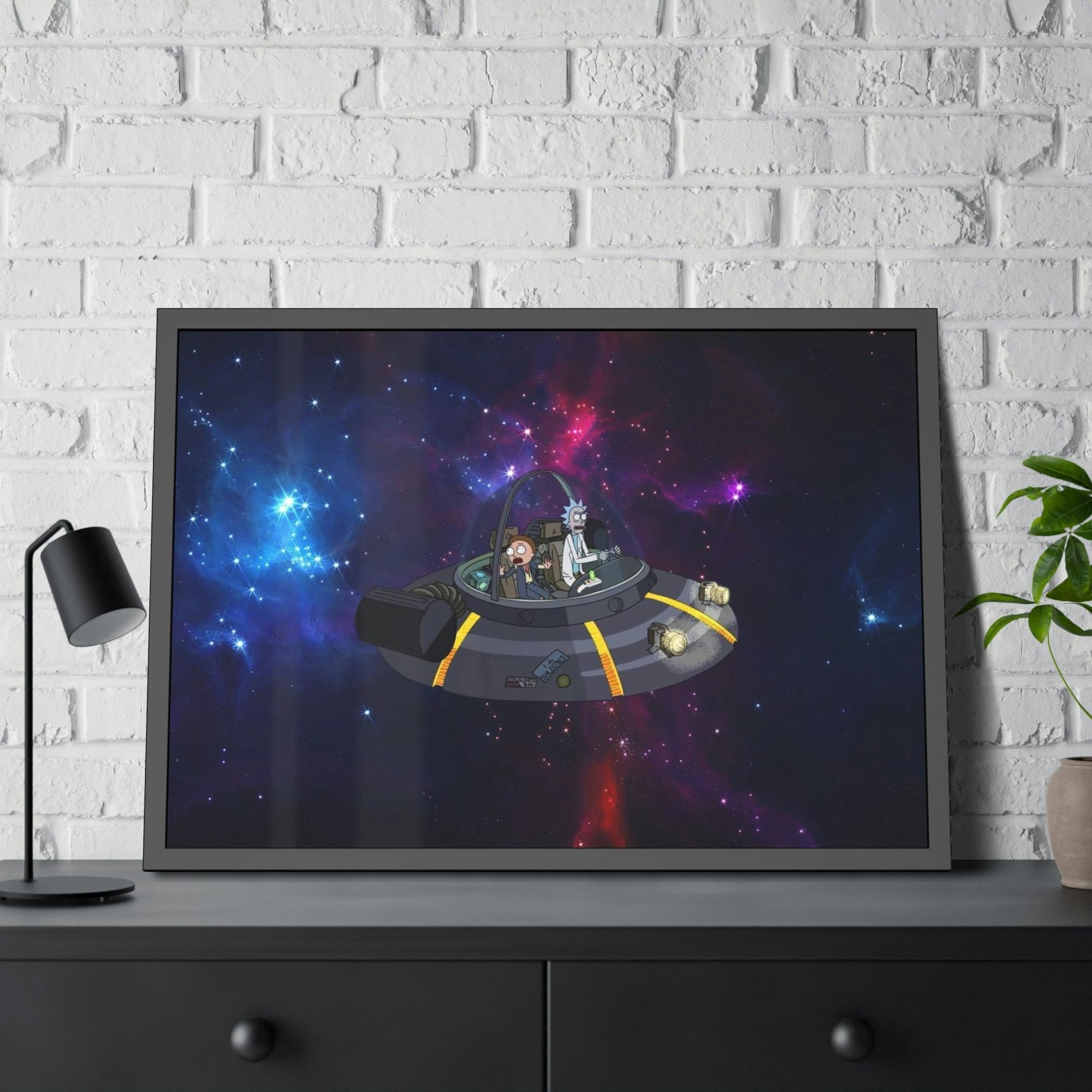Rick And Morty Art Vivid Imagination: Rick and Morty Poster Art on Canvas for a Dynamic Wall Art Display