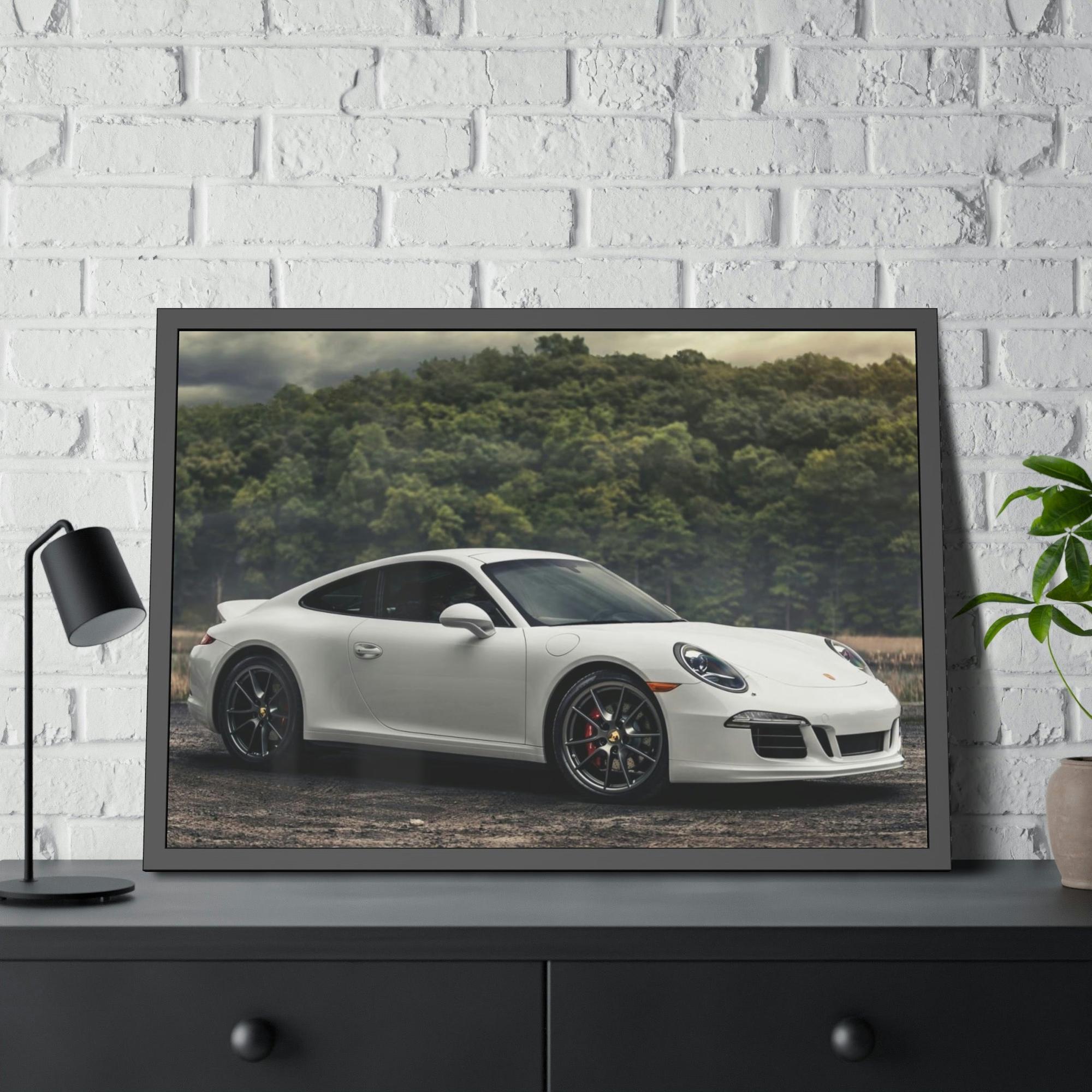 Porsche Porsche Power: Canvas & Poster Wall Art on Natural Canvas for Auto Aficionados
