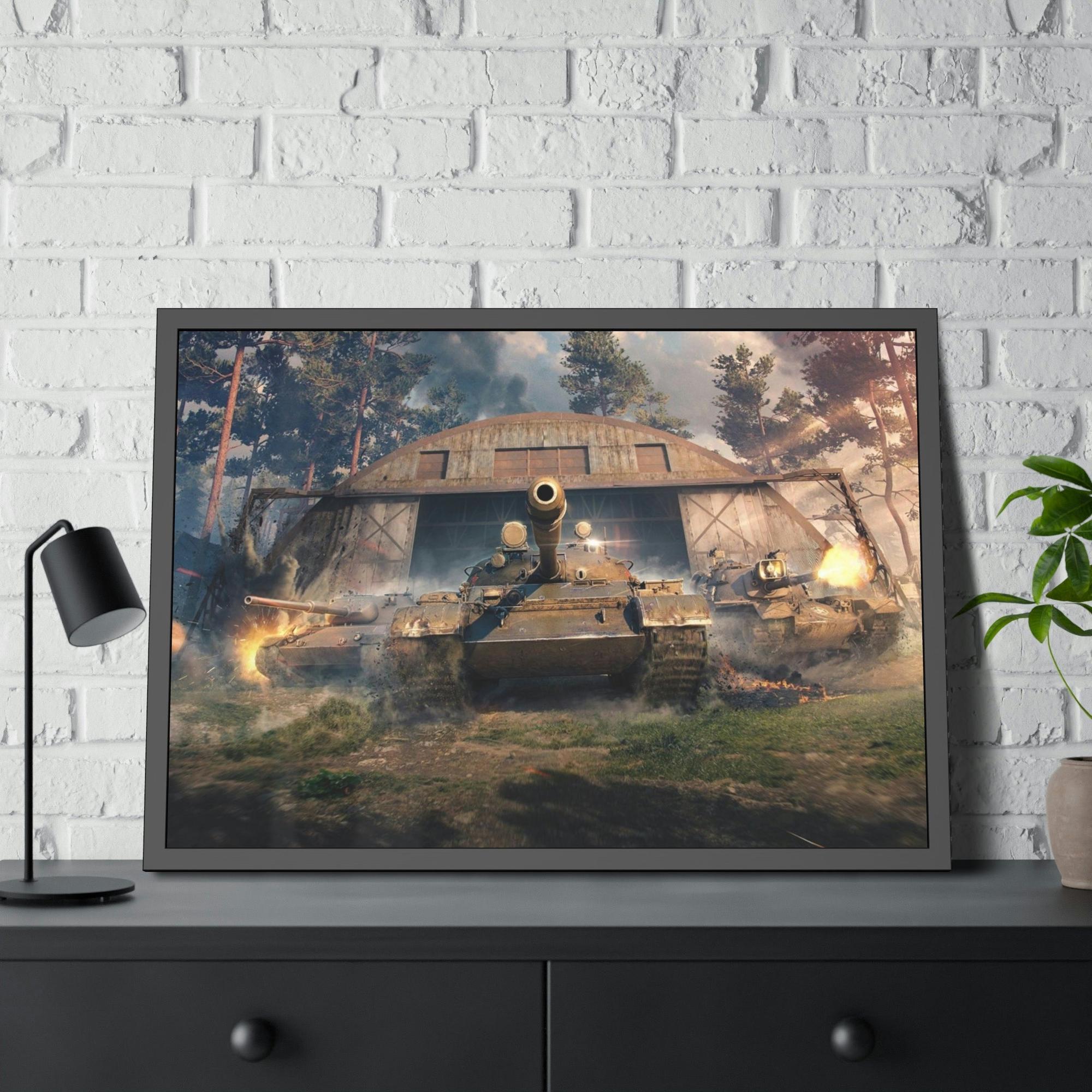 World Of Tanks Steel Titans Clash: World of Tanks Сanvas Wall Art for Your Space