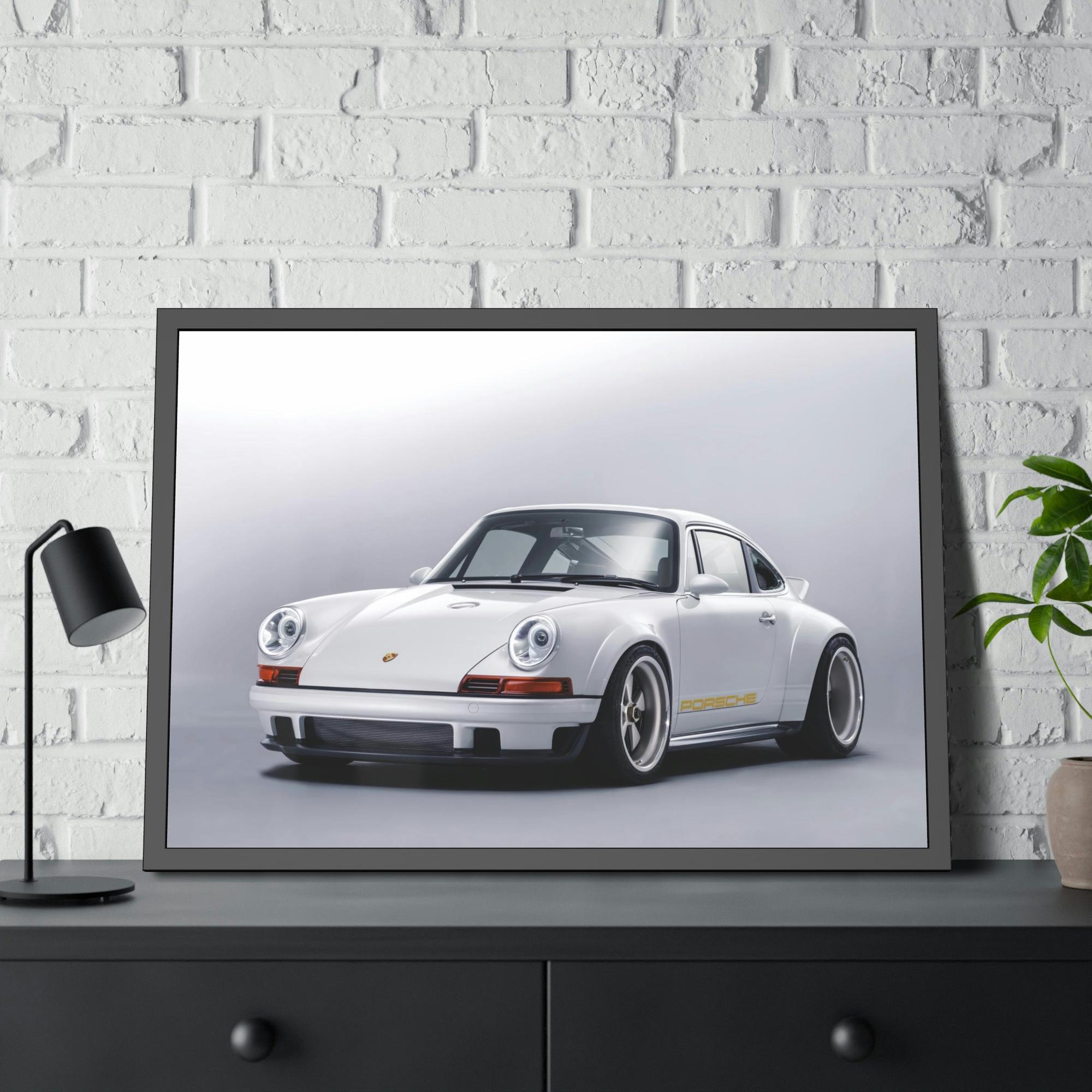 Porsche Porsche: Stunning Wall Art Featuring a Breathtaking Porsche Scenery on Natural Canvas