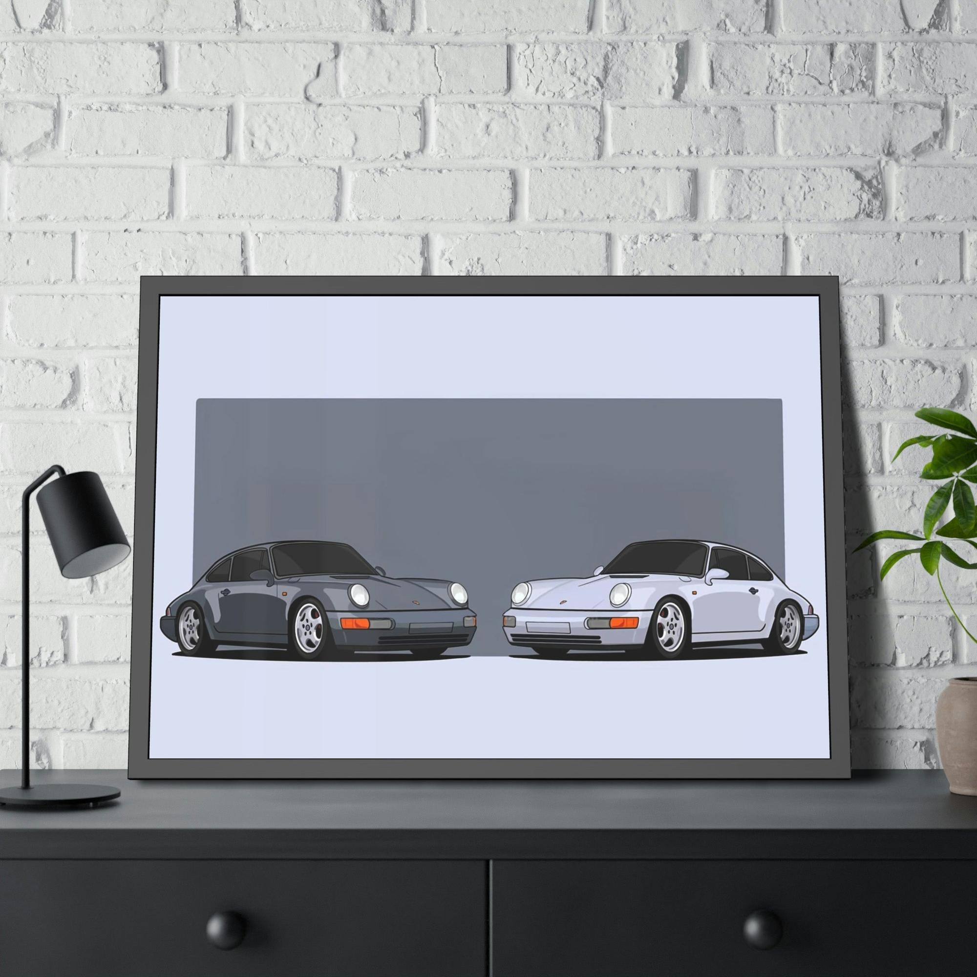 Porsche The Essence of Porsche: Canvas & Poster Wall Art Print for Car Enthusiasts