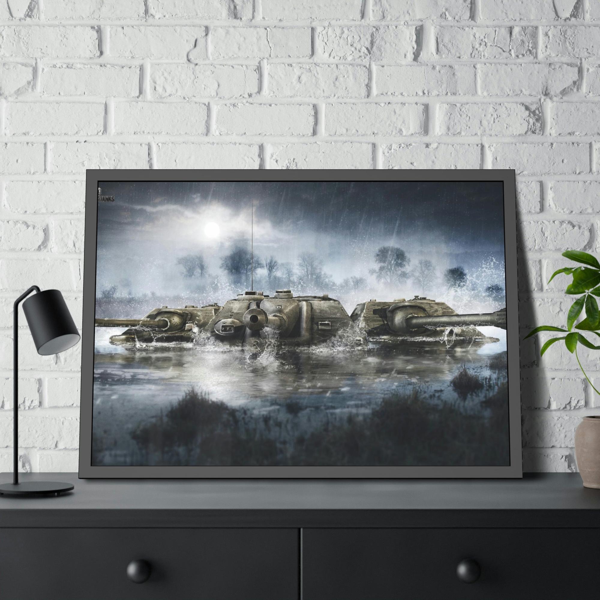 World Of Tanks Tank Warriors United: Dynamic World of Tanks Canvas Wall Art