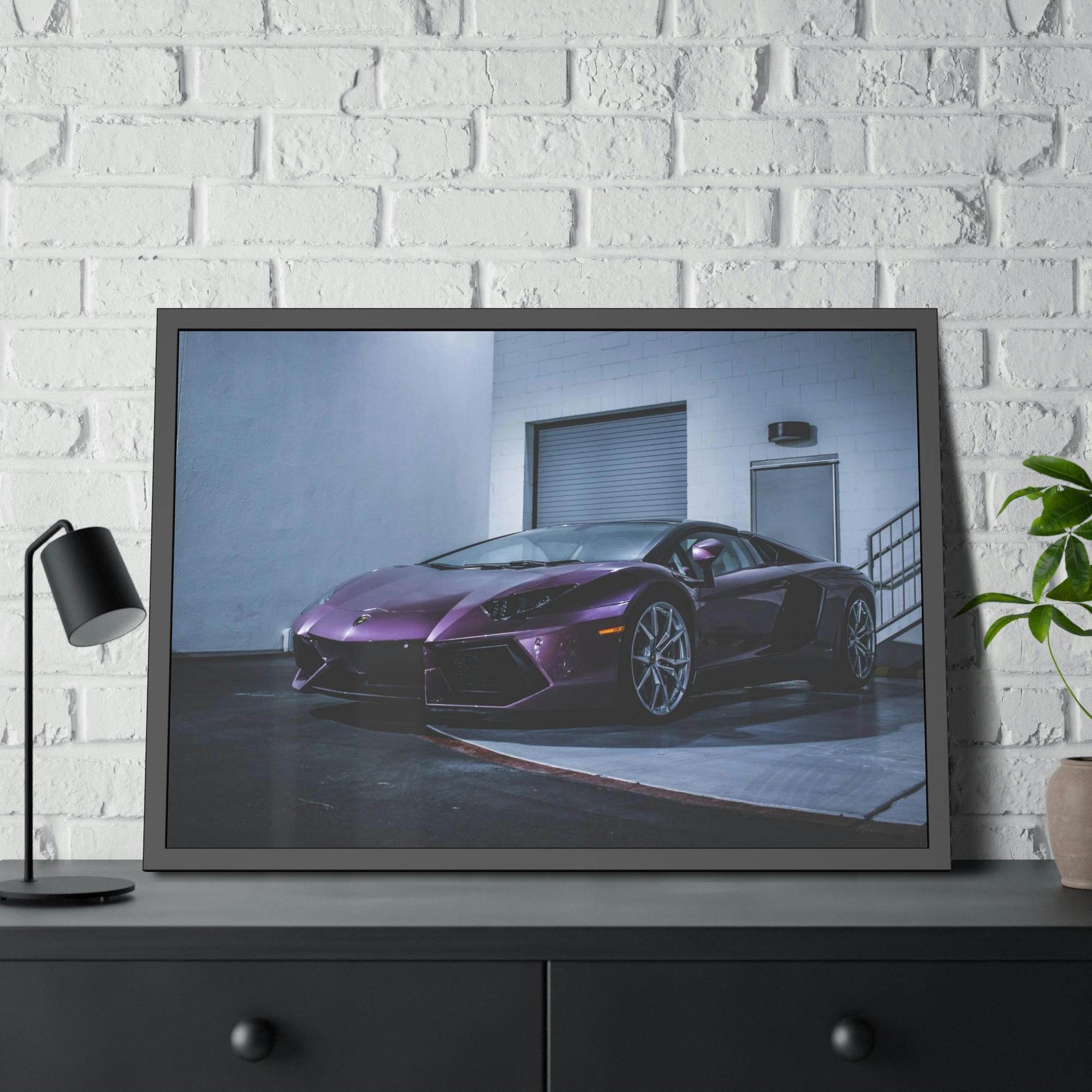 Lamborghini The Art of Lamborghini: Framed Canvas and Artwork Showcasing Iconic Design
