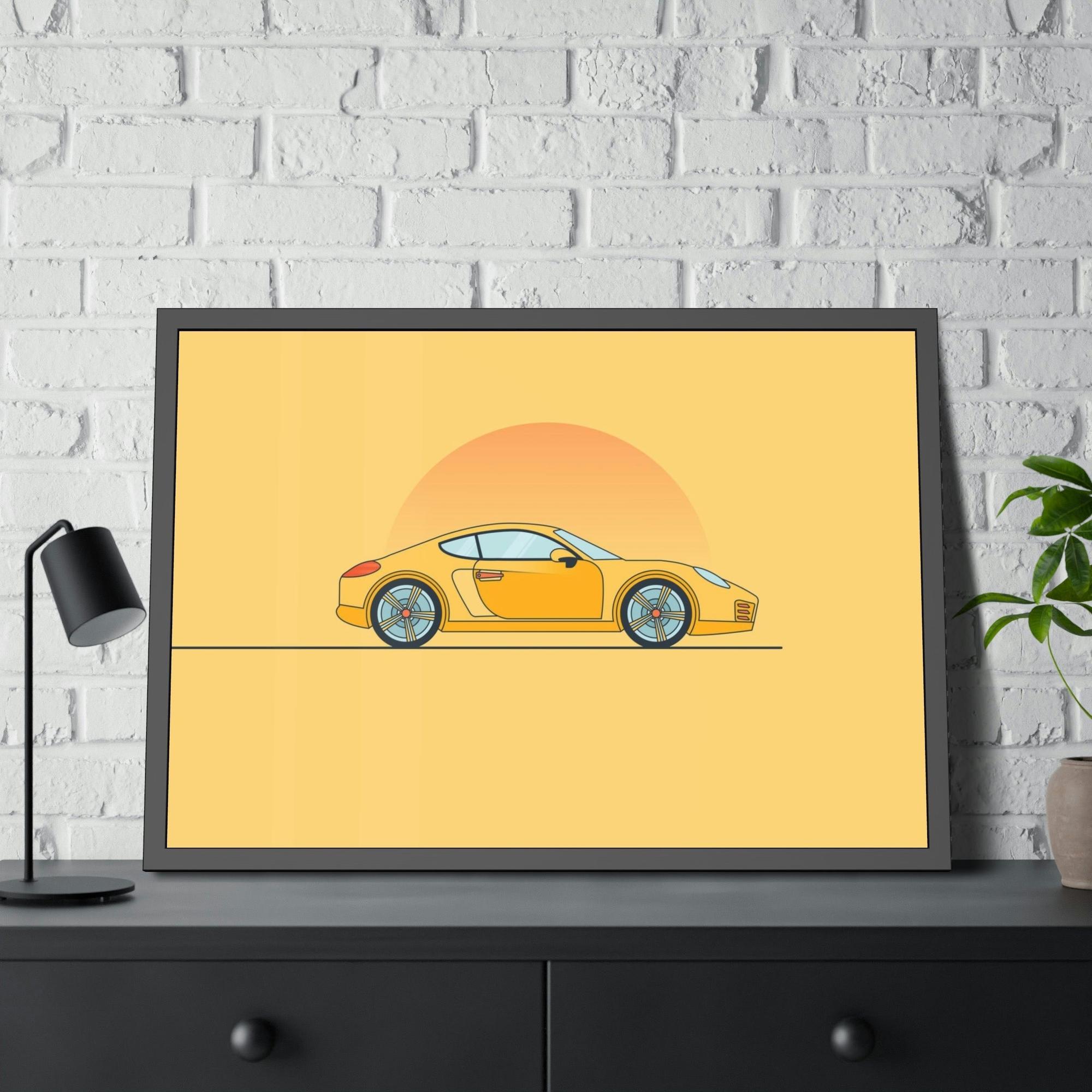 Porsche Racing Heritage: Framed Canvas & Poster Art Featuring Porsche Legends