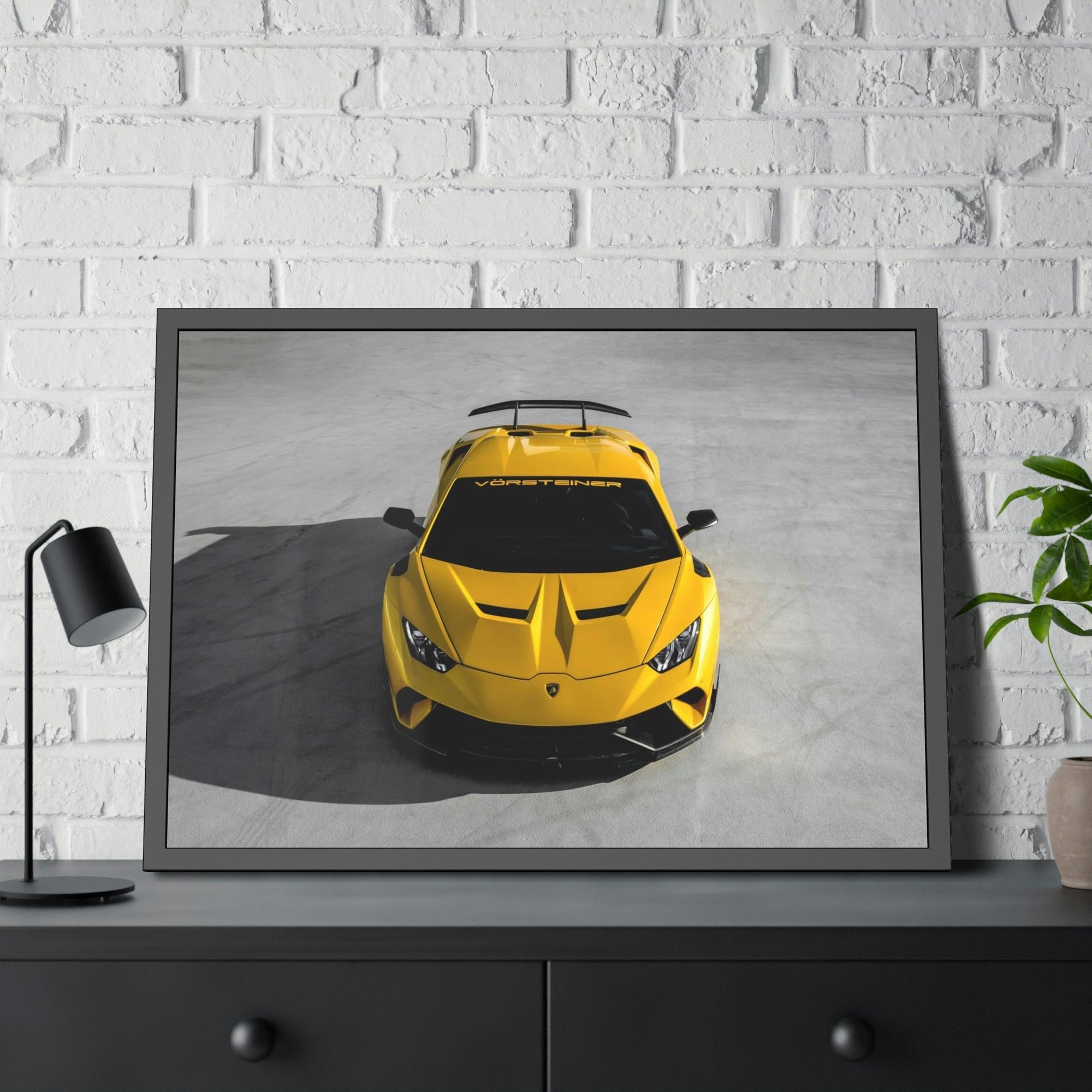 Lamborghini Italian Masterpiece on Canvas & Poster: Striking Print of Lamborghini