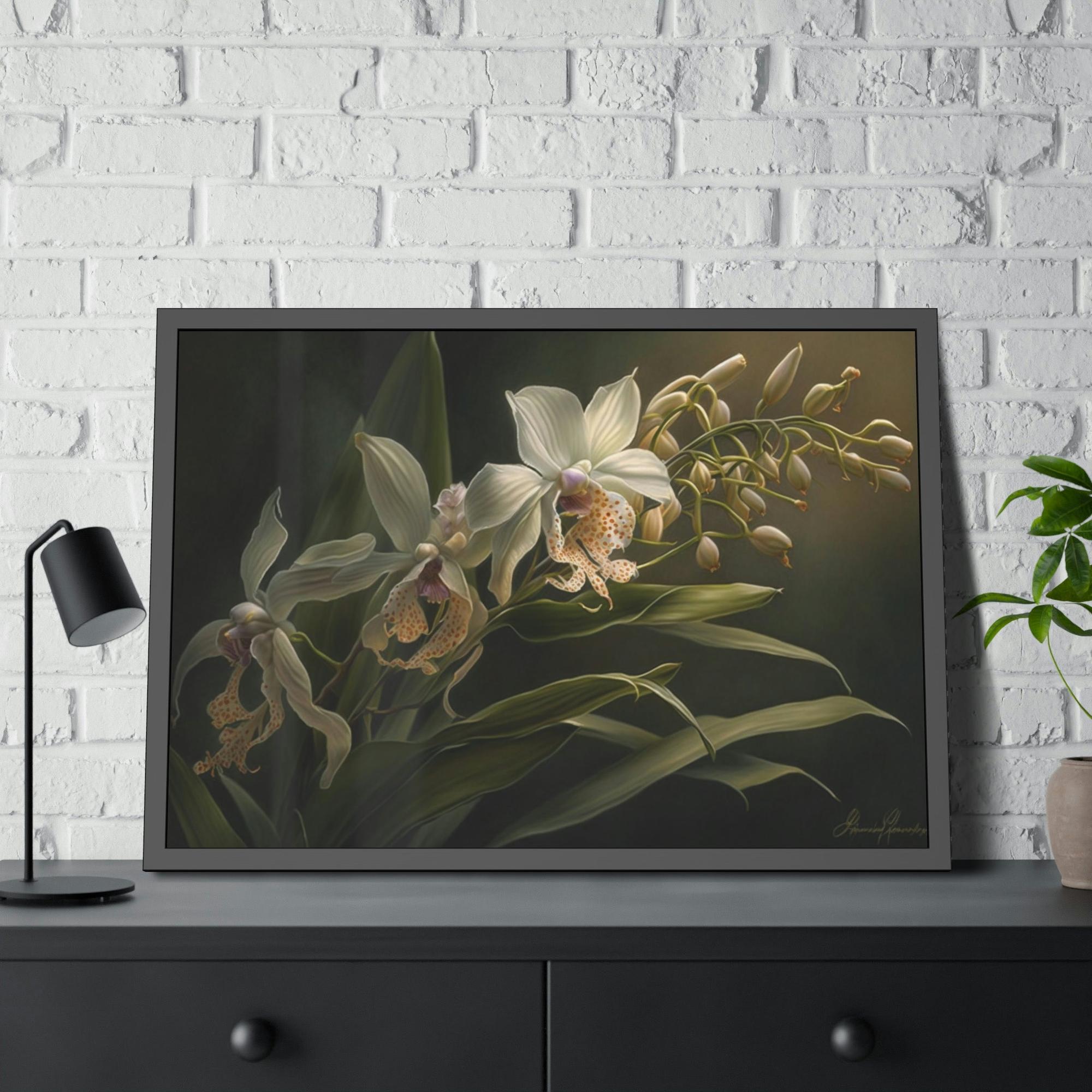 Orchids Exotic Blooms: Orchids on Canvas