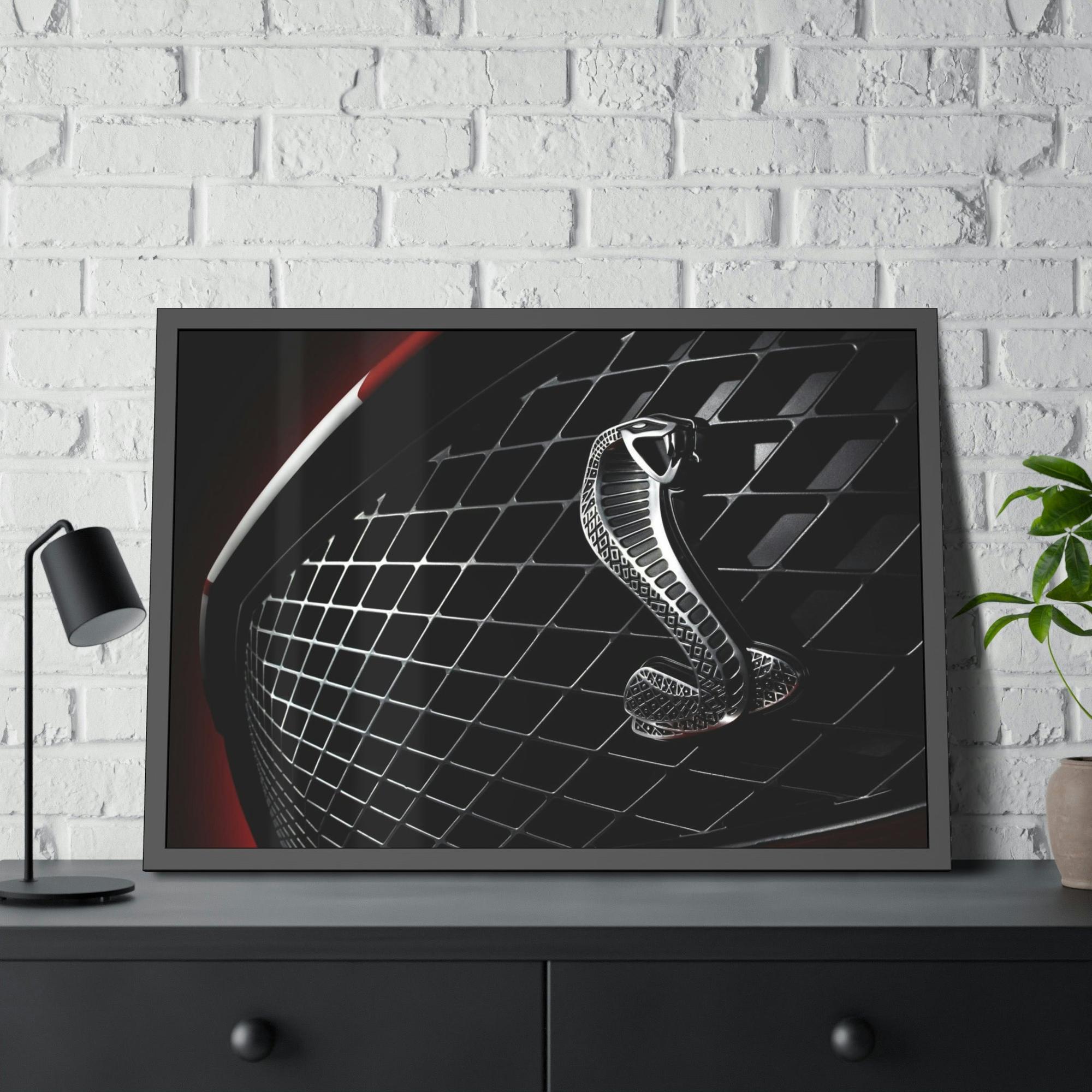 Mustang Sleek and Powerful: Mustang Sports Car Art on Canvas for Modern Interiors