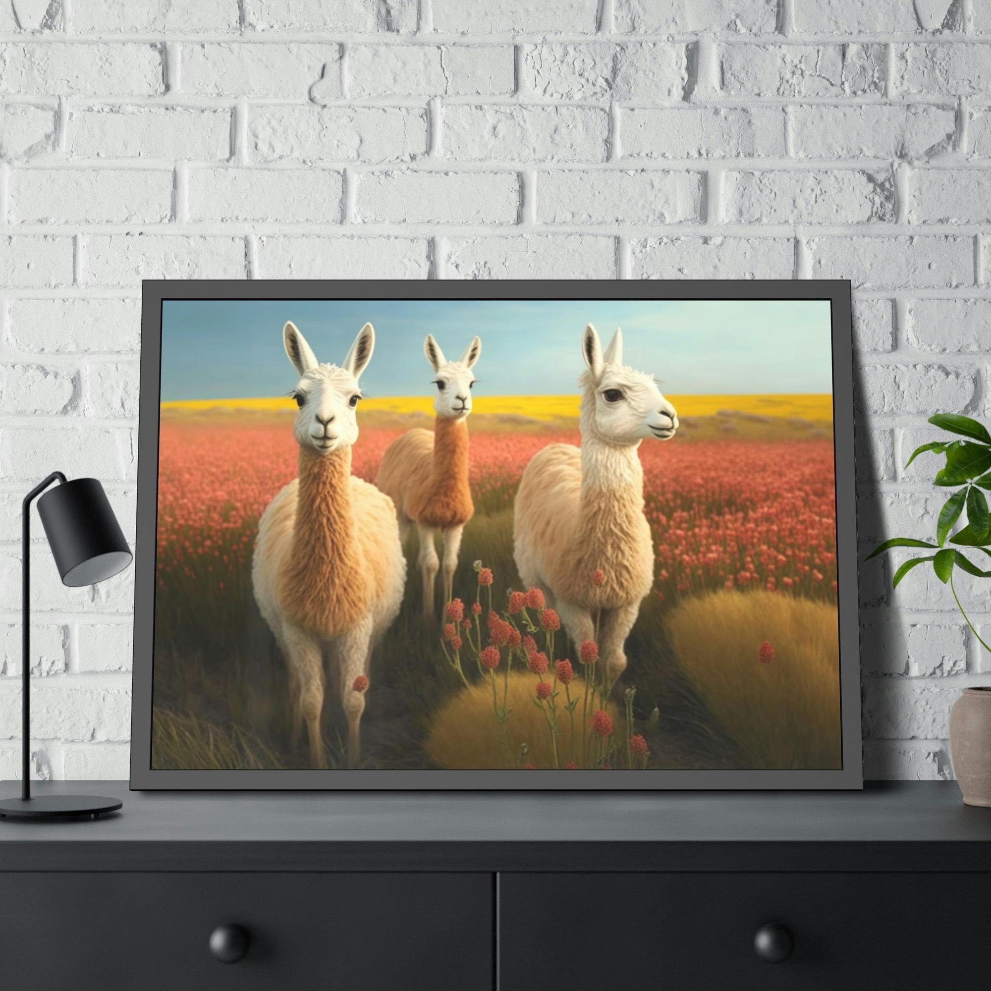 Lamas Lama Harmony: A Canvas of Peaceful Creatures