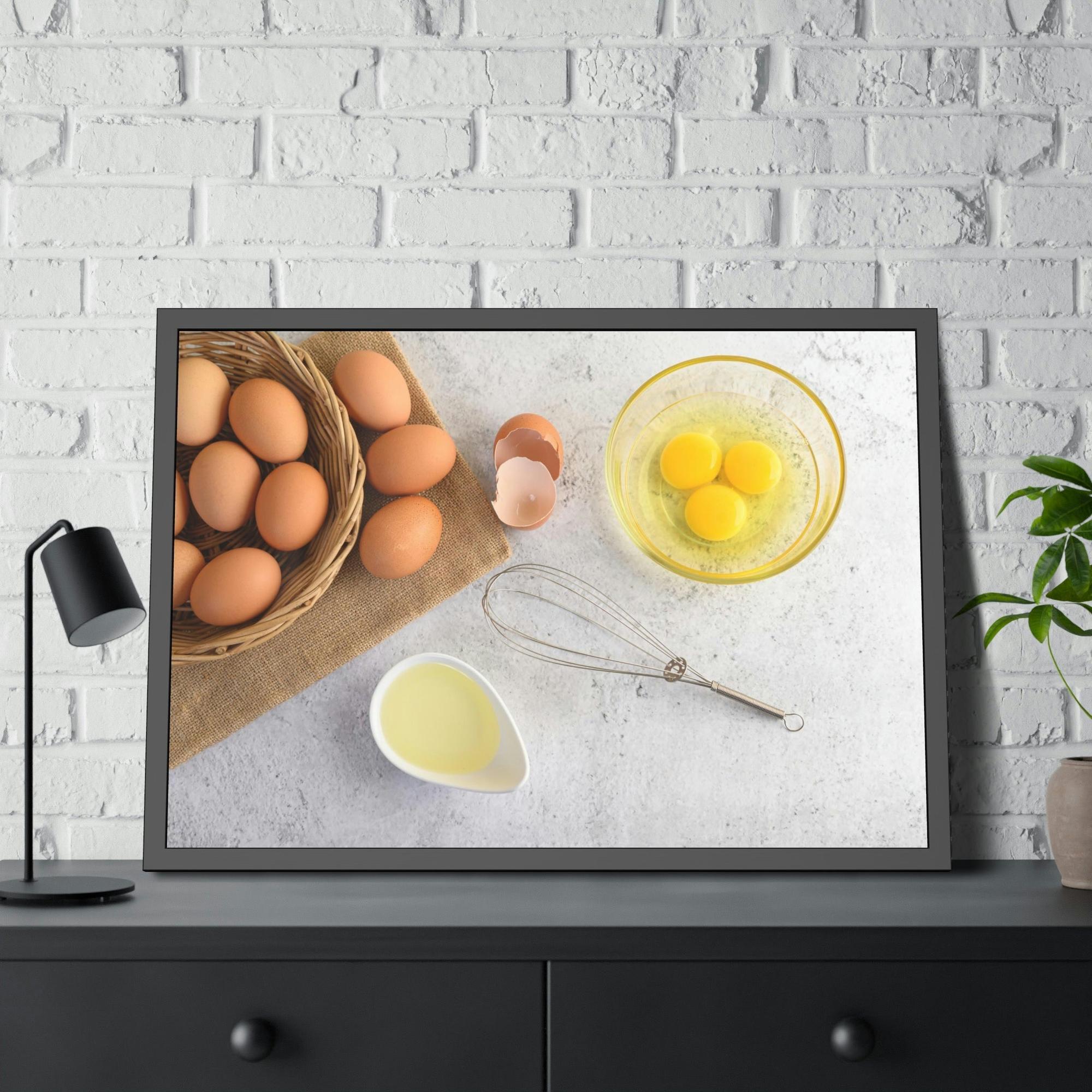 Eggs Egg-sploration of Fantasy: A Whimsical Painting of Eggs in a Dreamlike World