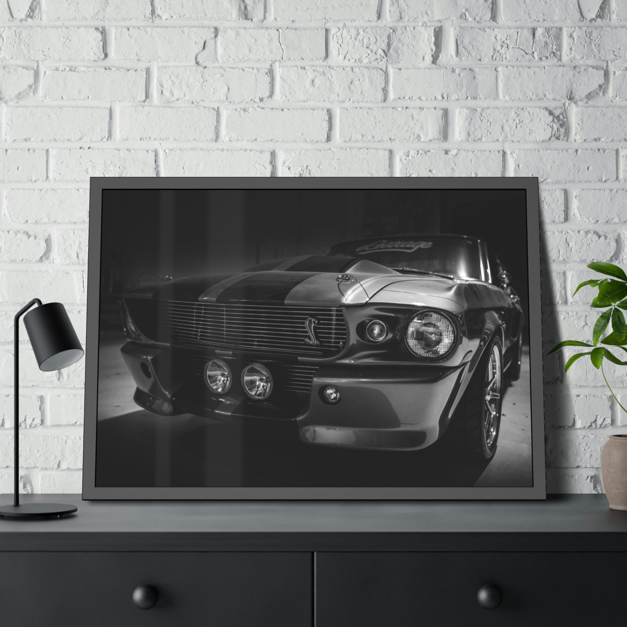 Mustang Art of Velocity: Mustang Sports Car Art on Canvas for Auto Enthusiasts