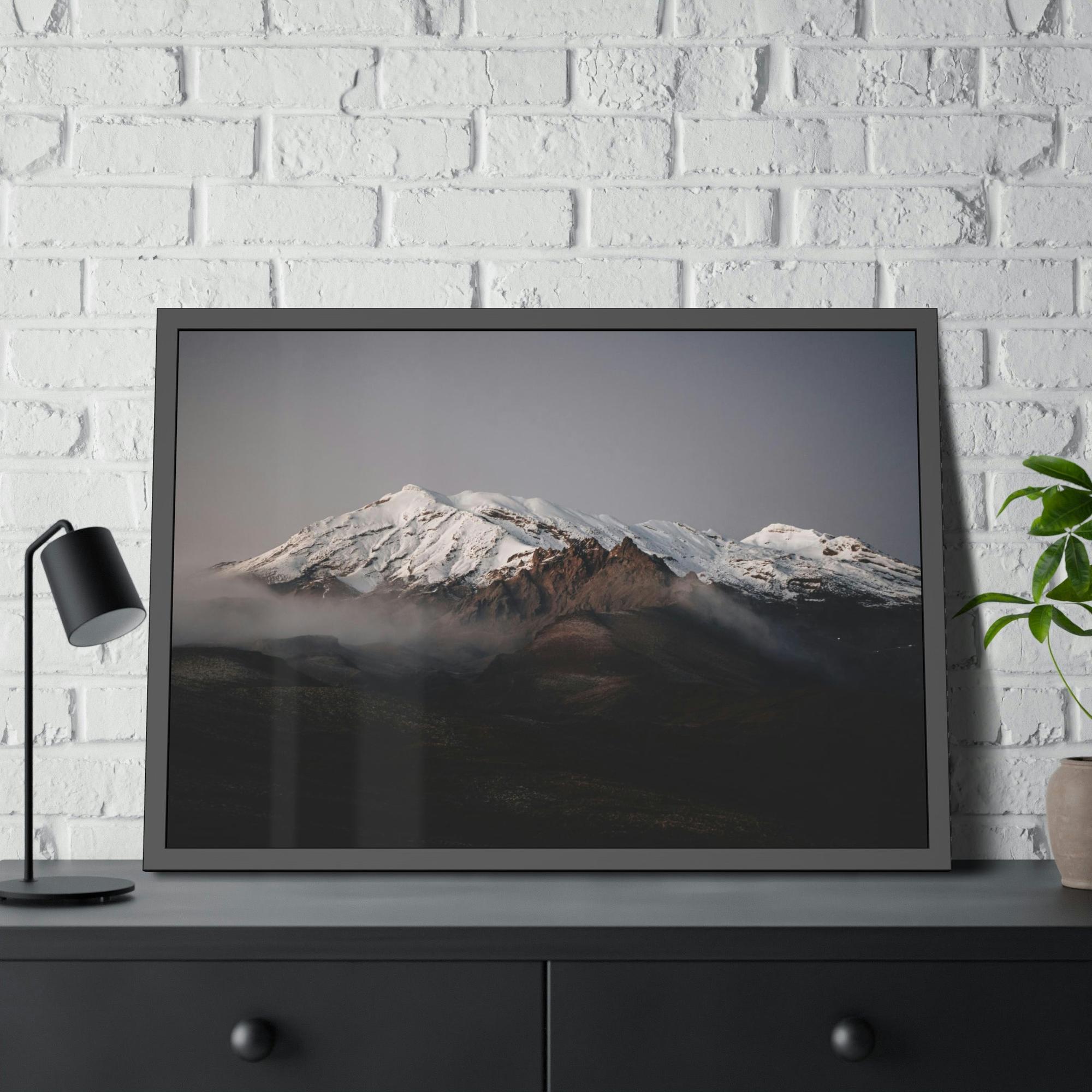 Mountains The Magnificence of Mountains: A Panoramic View on Canvas