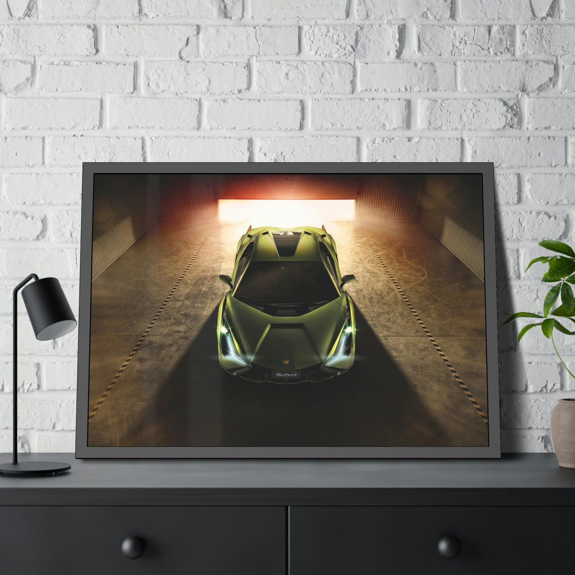Lamborghini The Power of Perfection: Stunning Canvas Print of Lamborghini