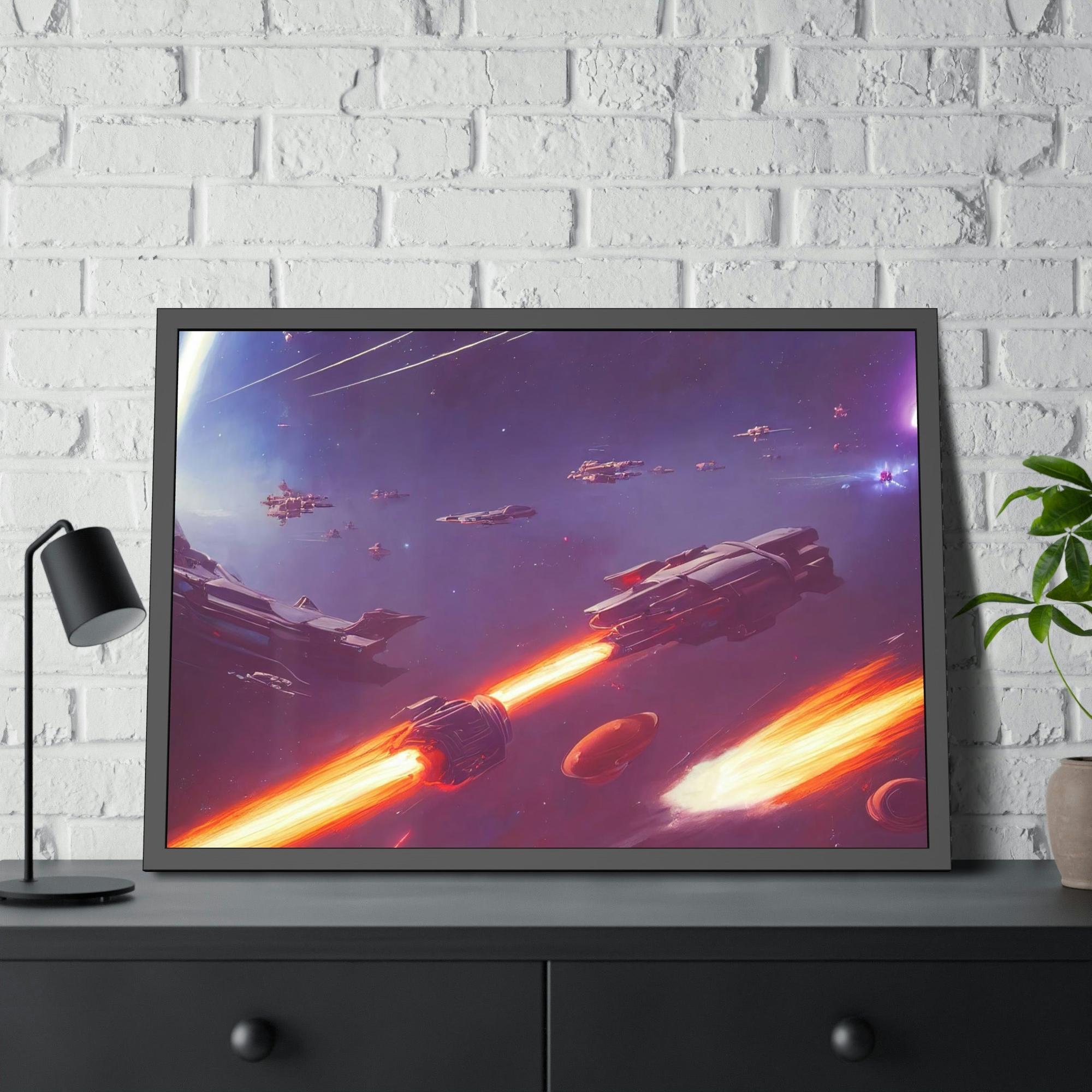 Star Wars The Empire Strikes Back: Classic Star Wars Wall Art on Framed Poster & Canvas