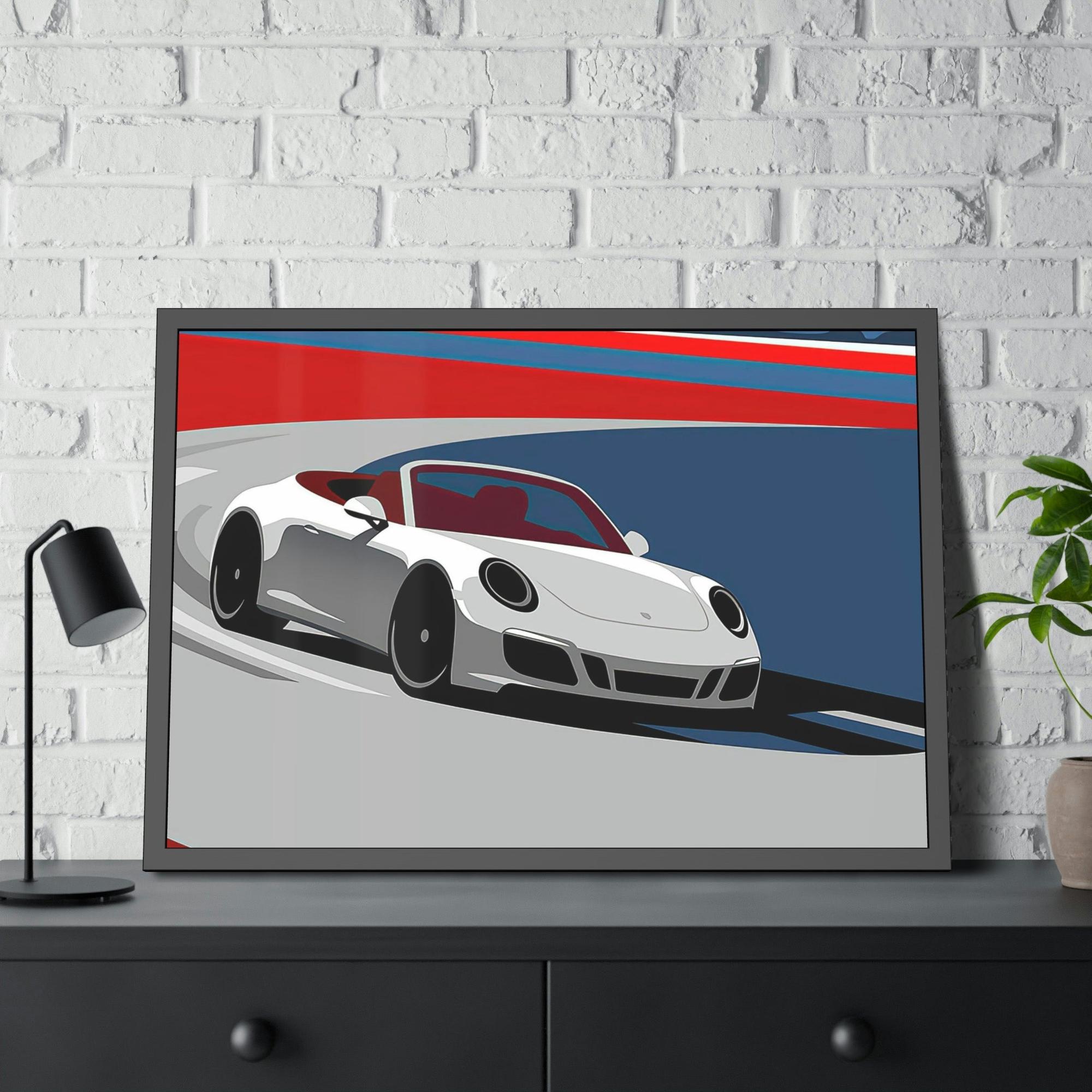 Porsche Speed and Style: Stunning  Canvas & Poster Wall Art of Porsche