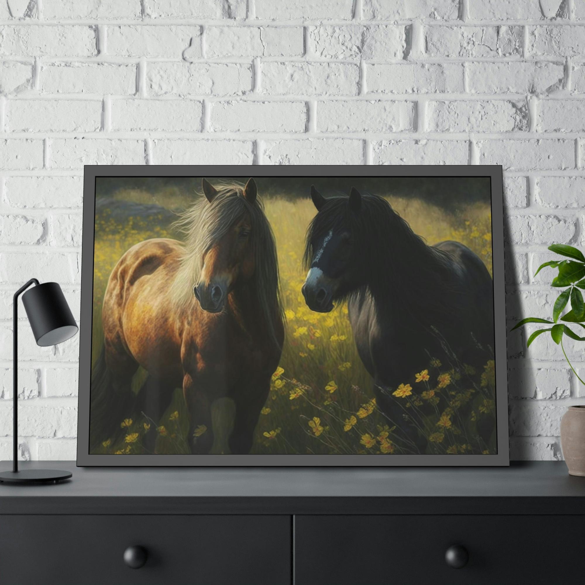 Horses Wild Horses: A Canvas Rustic Adventure