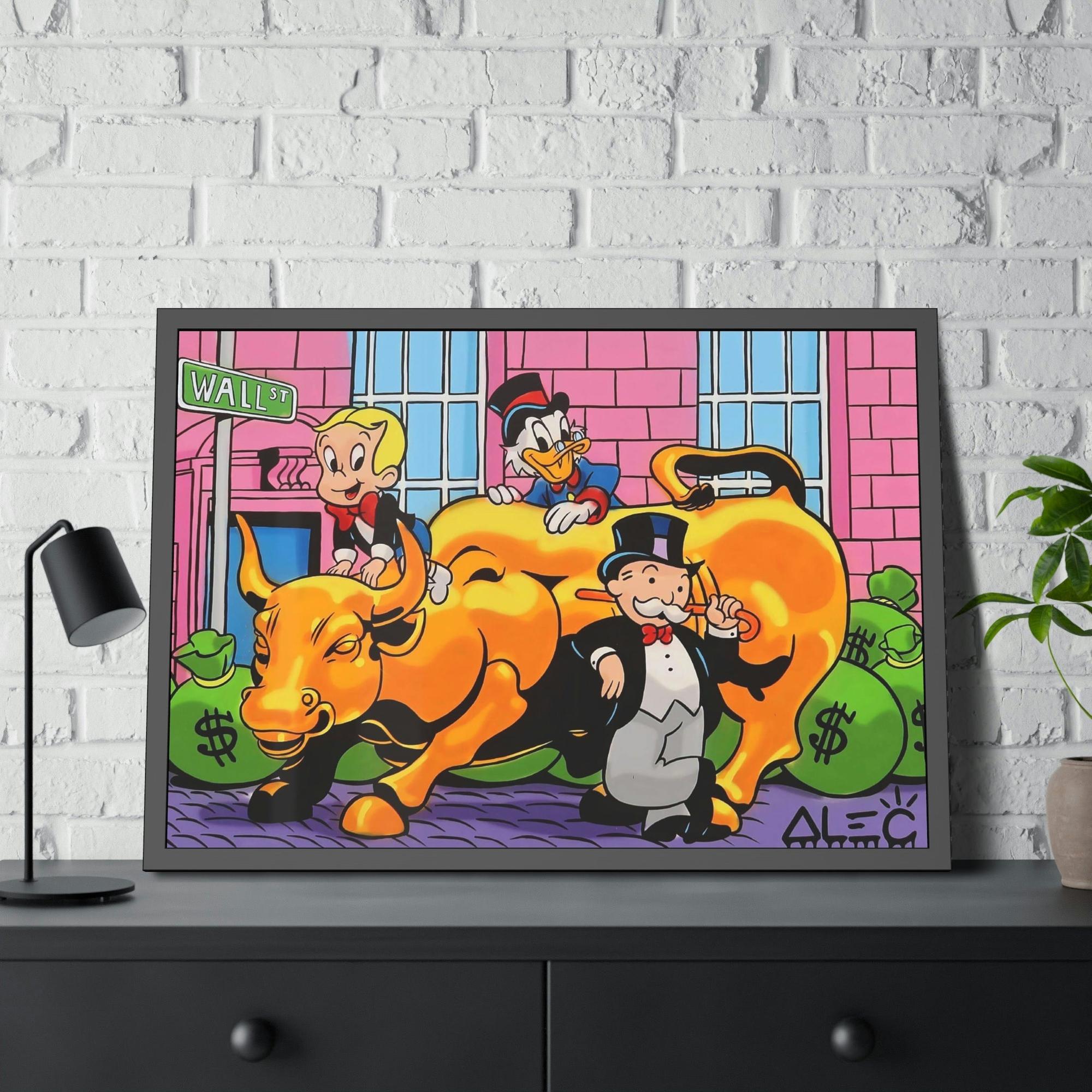 Monopoly & Motivation Urban Art with a Twist: Alec Monopoly's Framed Canvas & Poster Prints