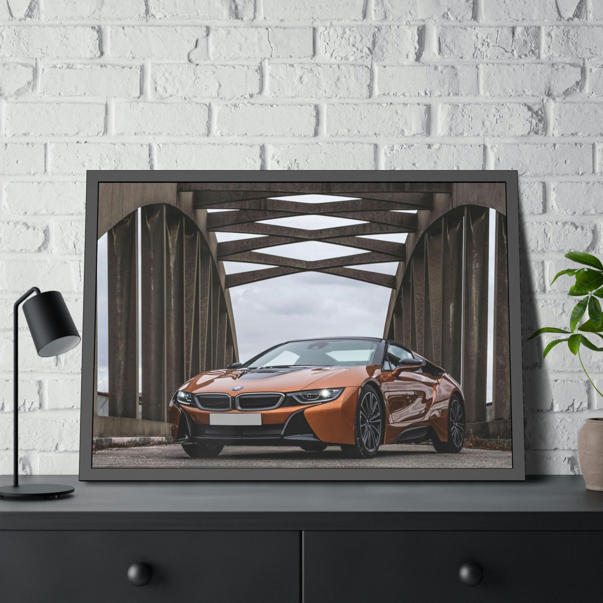 Bmw BMW's Precision and Style: Captivating Art Print on Natural Canvas & Poster