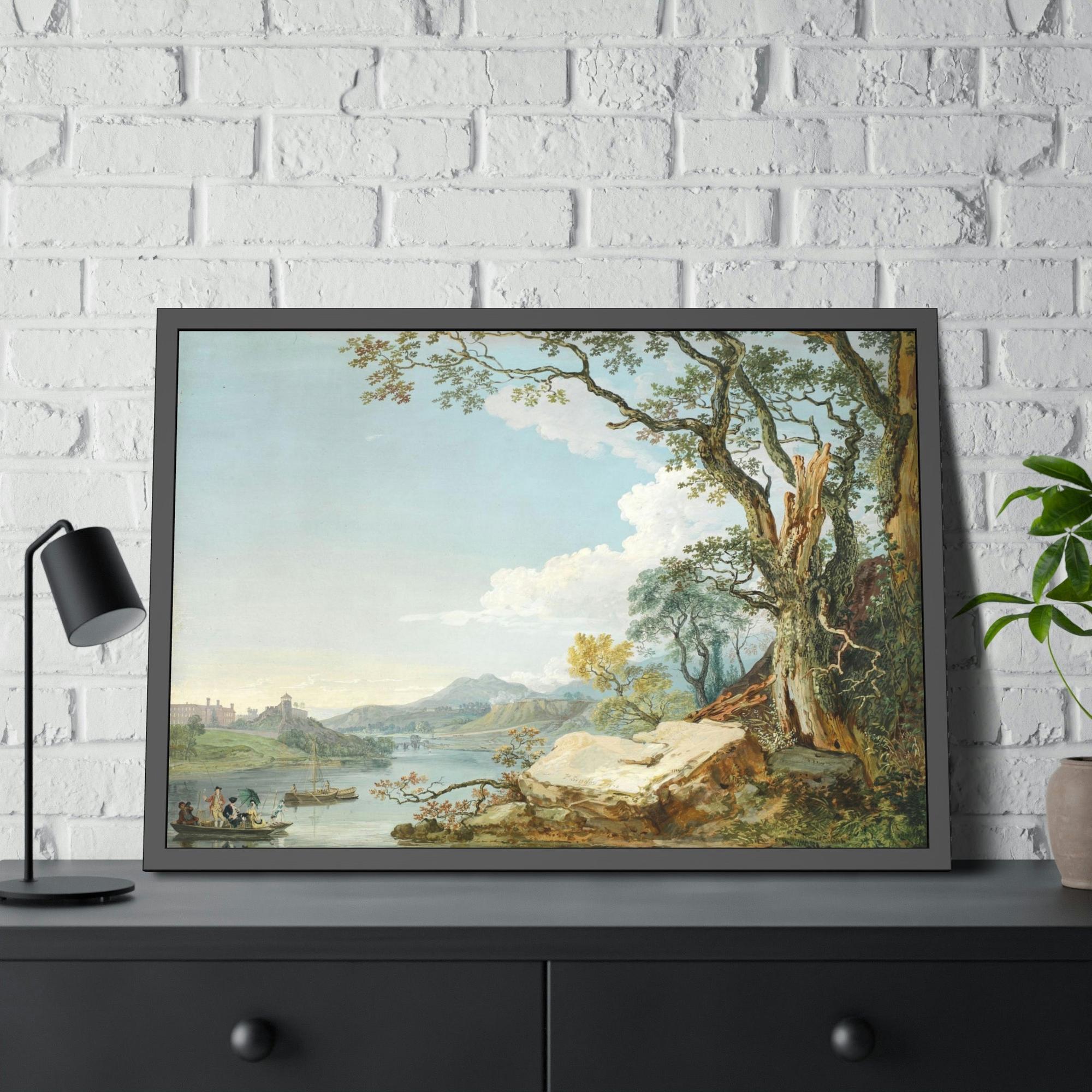 Lakes And Rivers Captivating Waterways: Framed Canvas and Poster Print of Lakes and Rivers