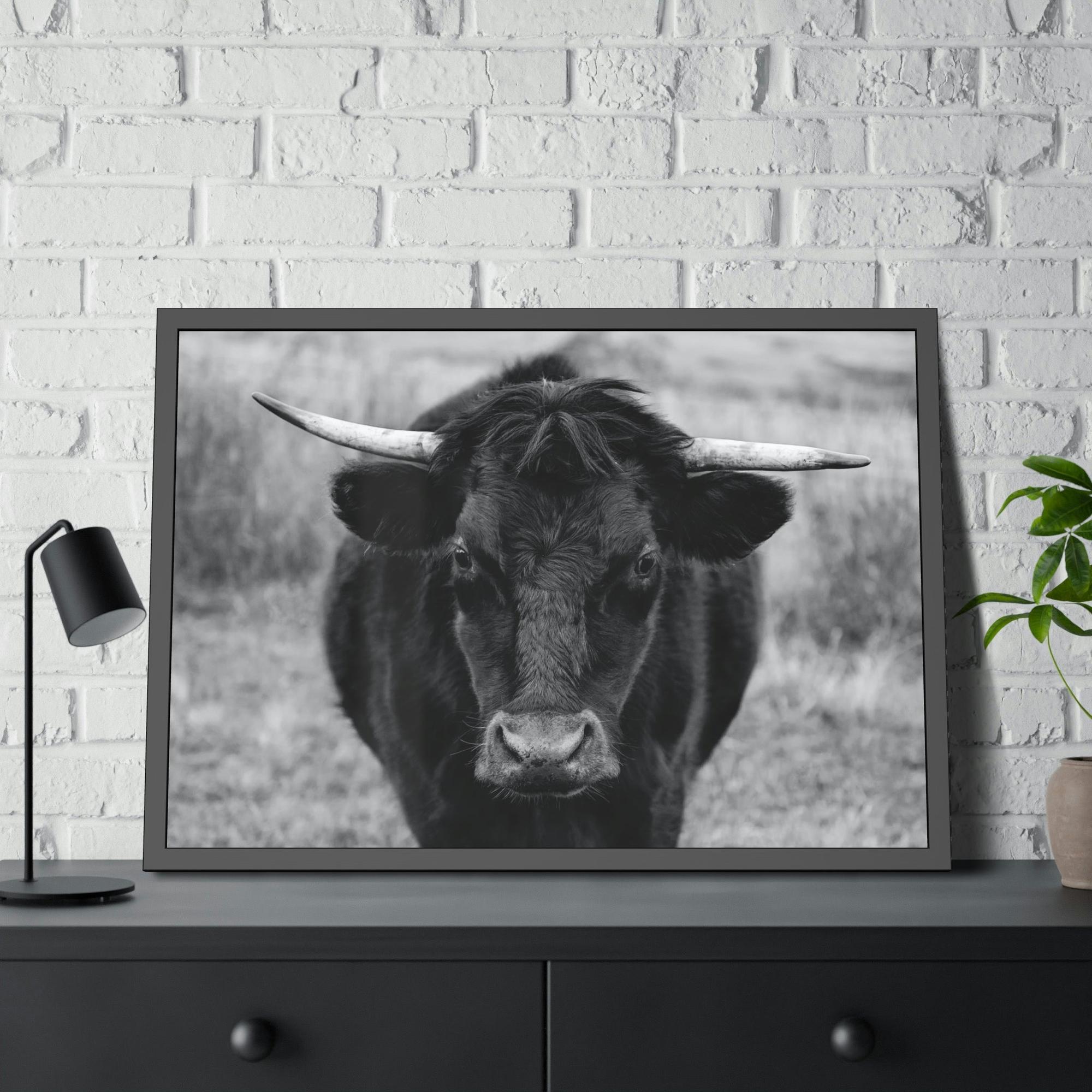Highland Cow Highland Cattle Retriever - Printed Canvas - Wall Art - Cattle Wall Art | Animals Art