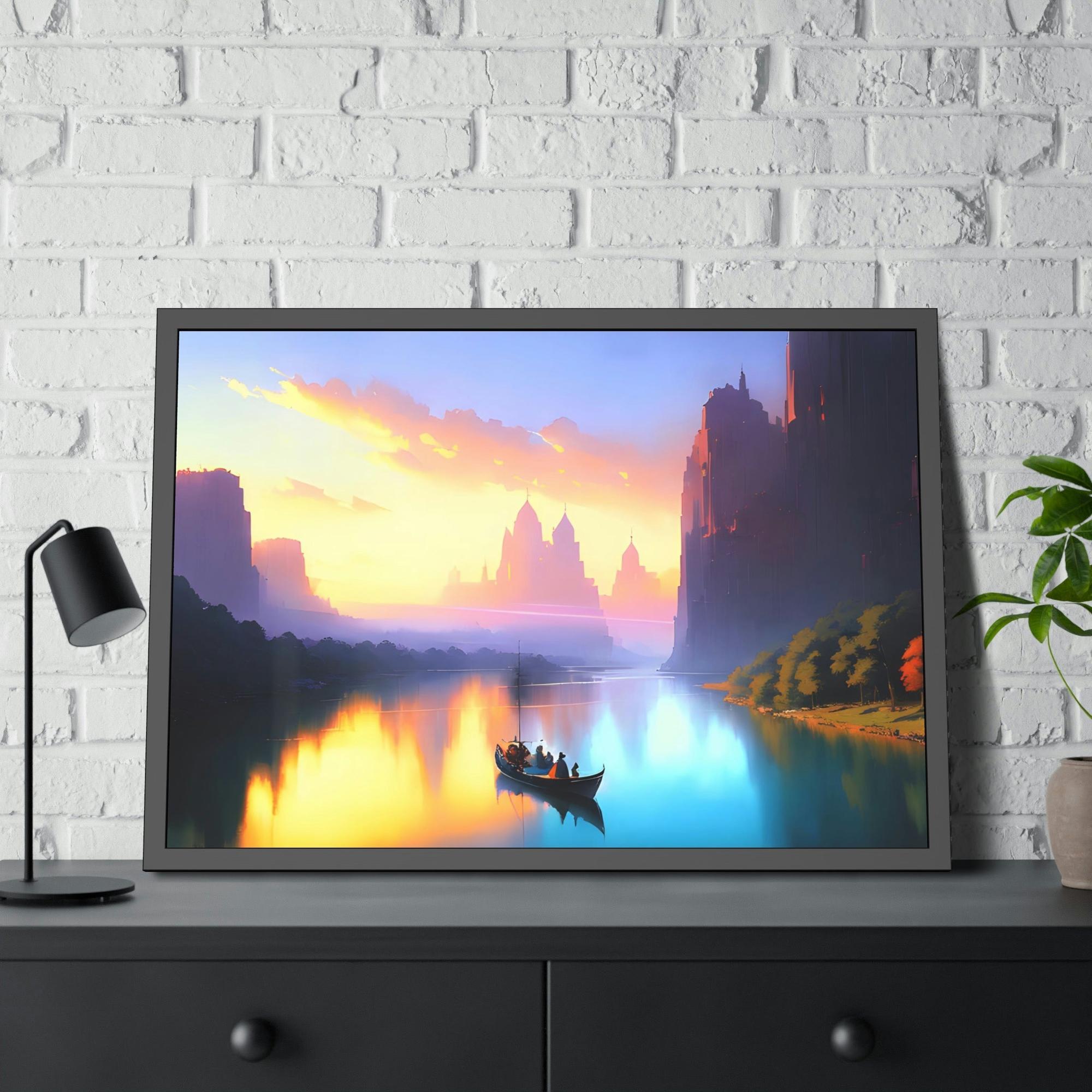 Lakes And Rivers River Dreams: Wall Art and Canvas Print of Serene Lakes and Rivers
