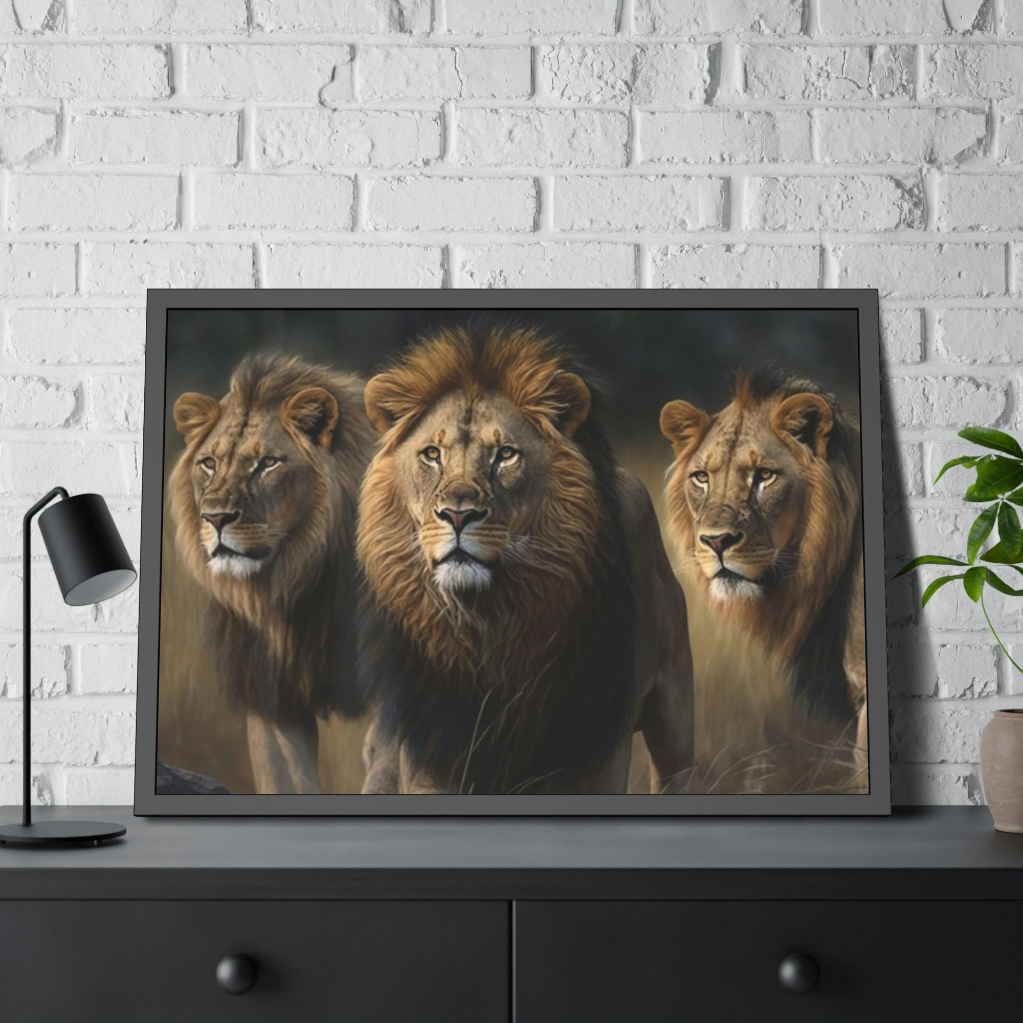 Lions Jungle Royalty: A Canvas of Lions